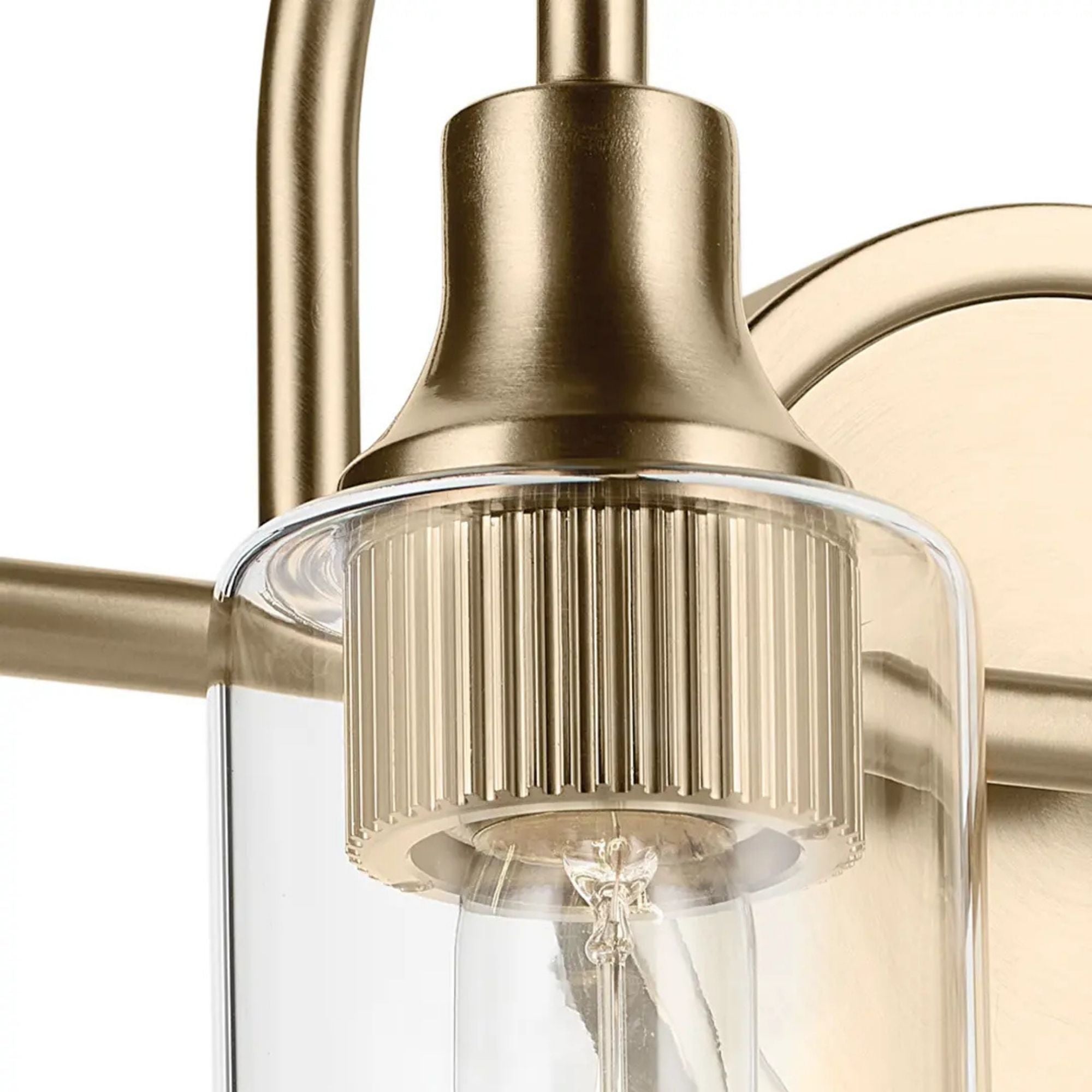 Kichler Lighting - Kavi 13" 2-Light Bath Vanity Light, Champagne Bronze Finish | Bees Lighting