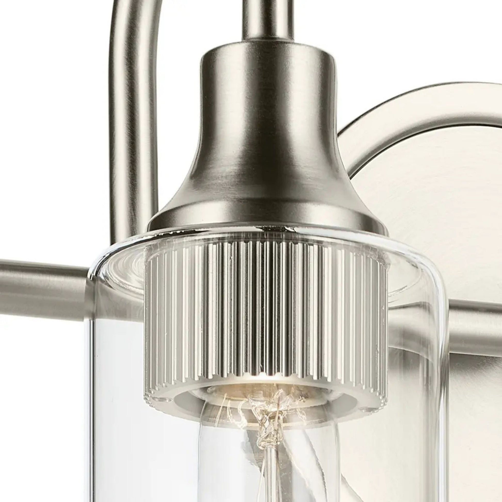 Kichler Lighting - Kavi 13" 2-Light Bath Vanity Light, Brushed Nickel Finish | Bees Lighting