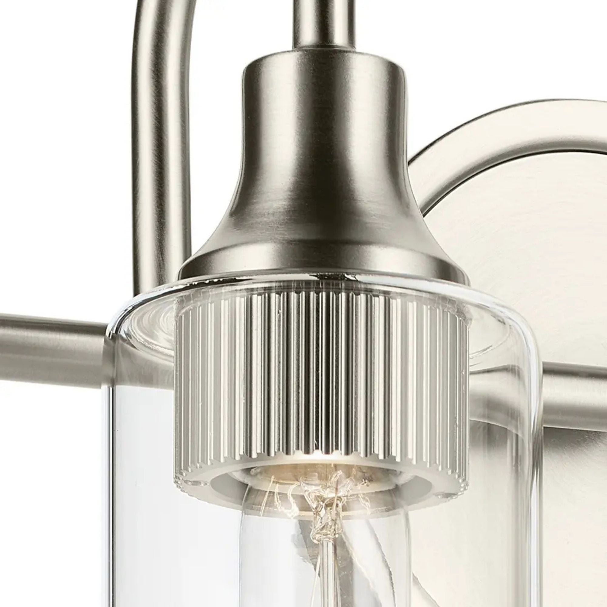 Kichler Lighting - Kavi 13" 2-Light Bath Vanity Light, Brushed Nickel Finish | Bees Lighting