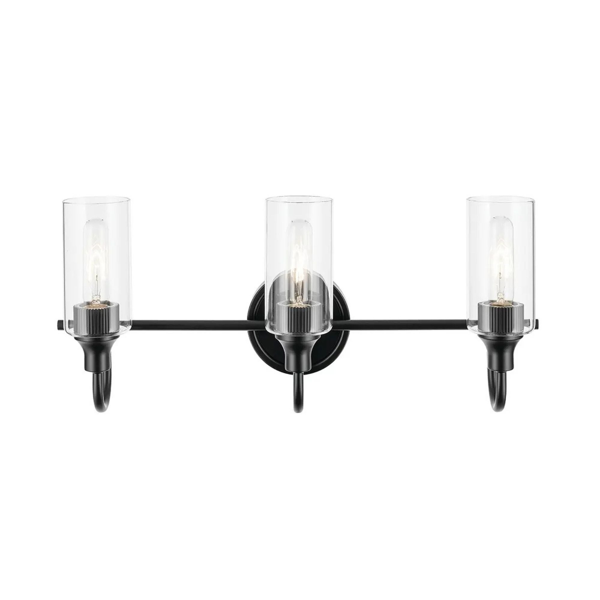Kichler Lighting - Kavi 23" 3-Light Bath Vanity Light, Black Finish | Bees Lighting