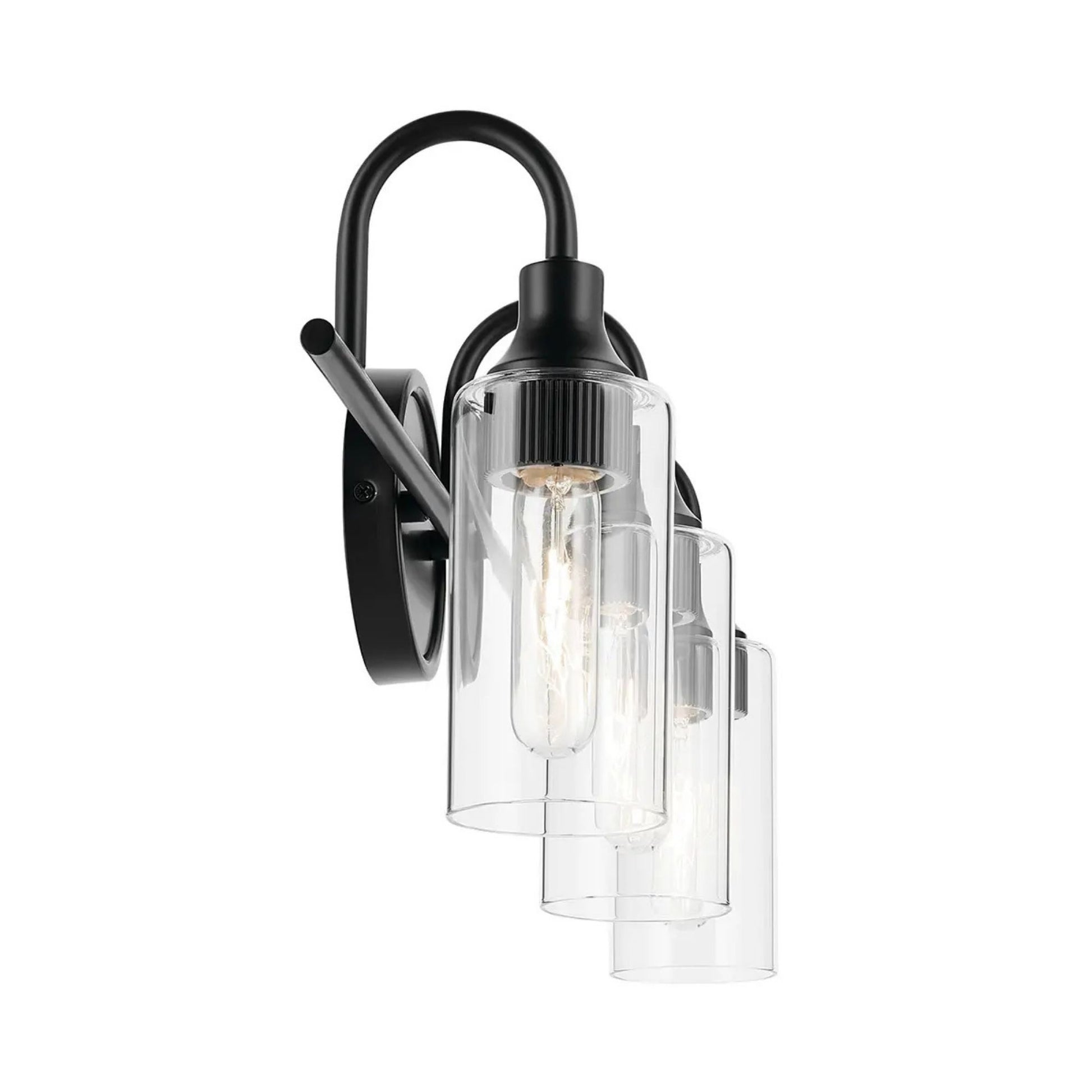 Kichler Lighting - Kavi 23" 3-Light Bath Vanity Light, Black Finish | Bees Lighting