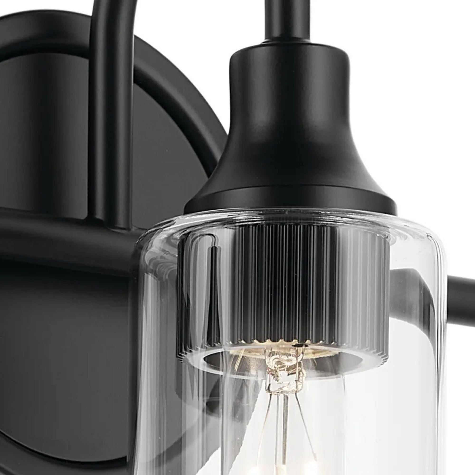 Kichler Lighting - Kavi 23" 3-Light Bath Vanity Light, Black Finish | Bees Lighting