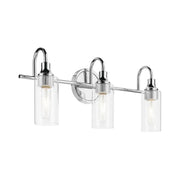 Kichler Lighting - Kavi 23" 3-Light Bath Vanity Light, Chrome Finish | Bees Lighting