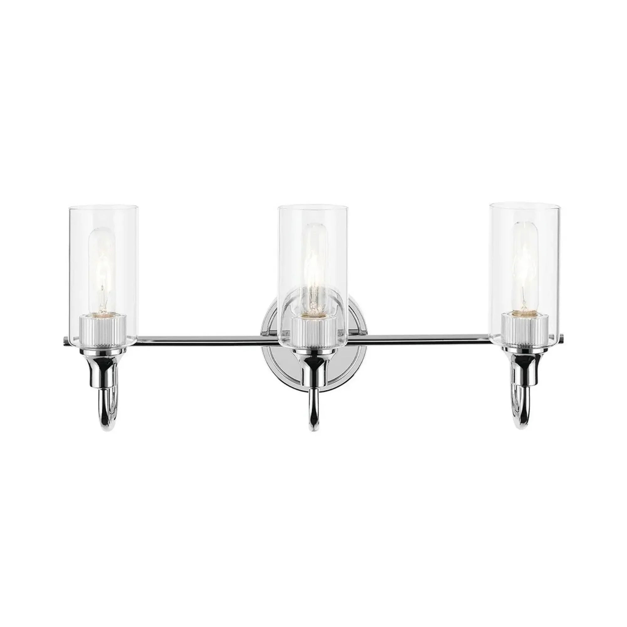 Kichler Lighting - Kavi 23" 3-Light Bath Vanity Light, Chrome Finish | Bees Lighting