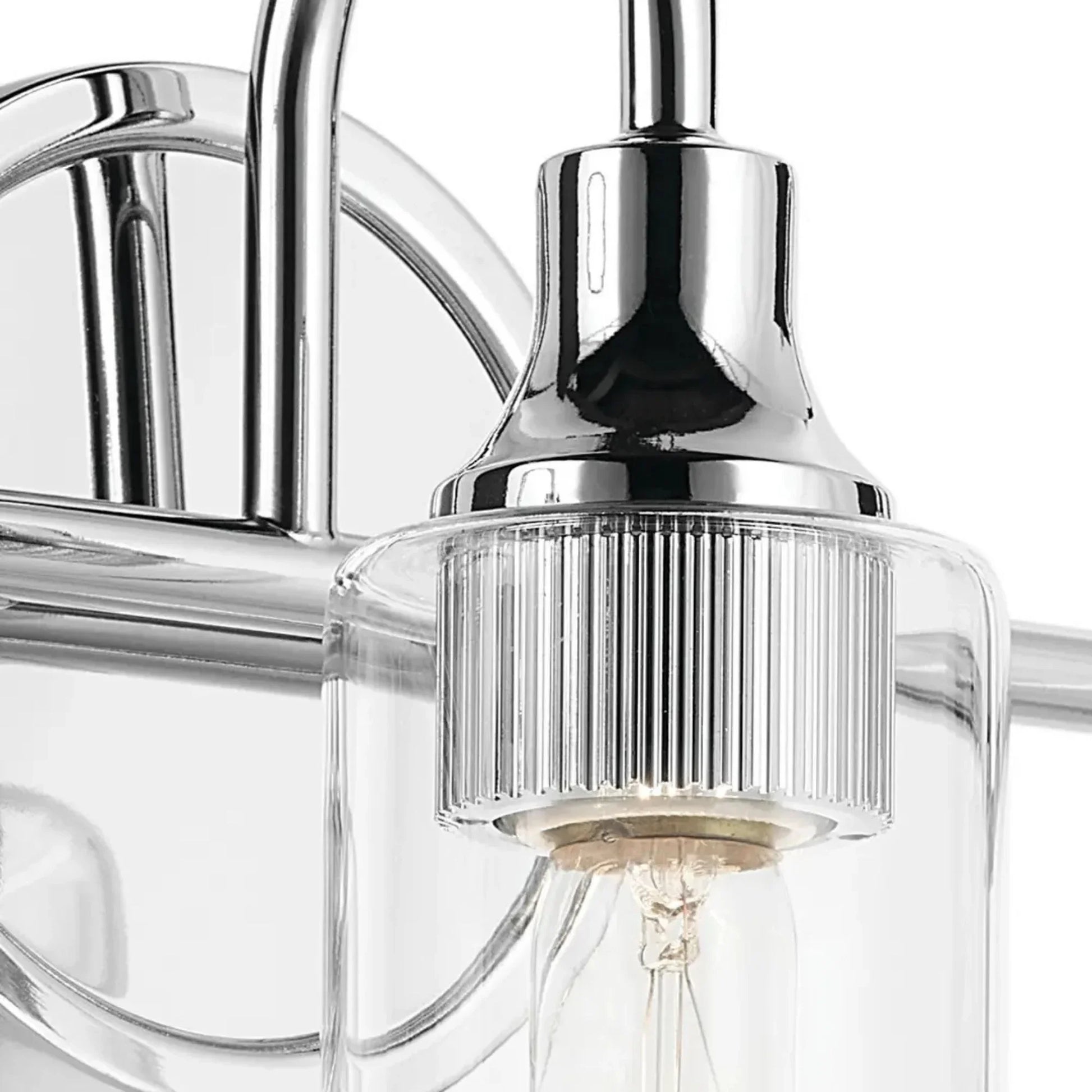 Kichler Lighting - Kavi 23" 3-Light Bath Vanity Light, Chrome Finish | Bees Lighting