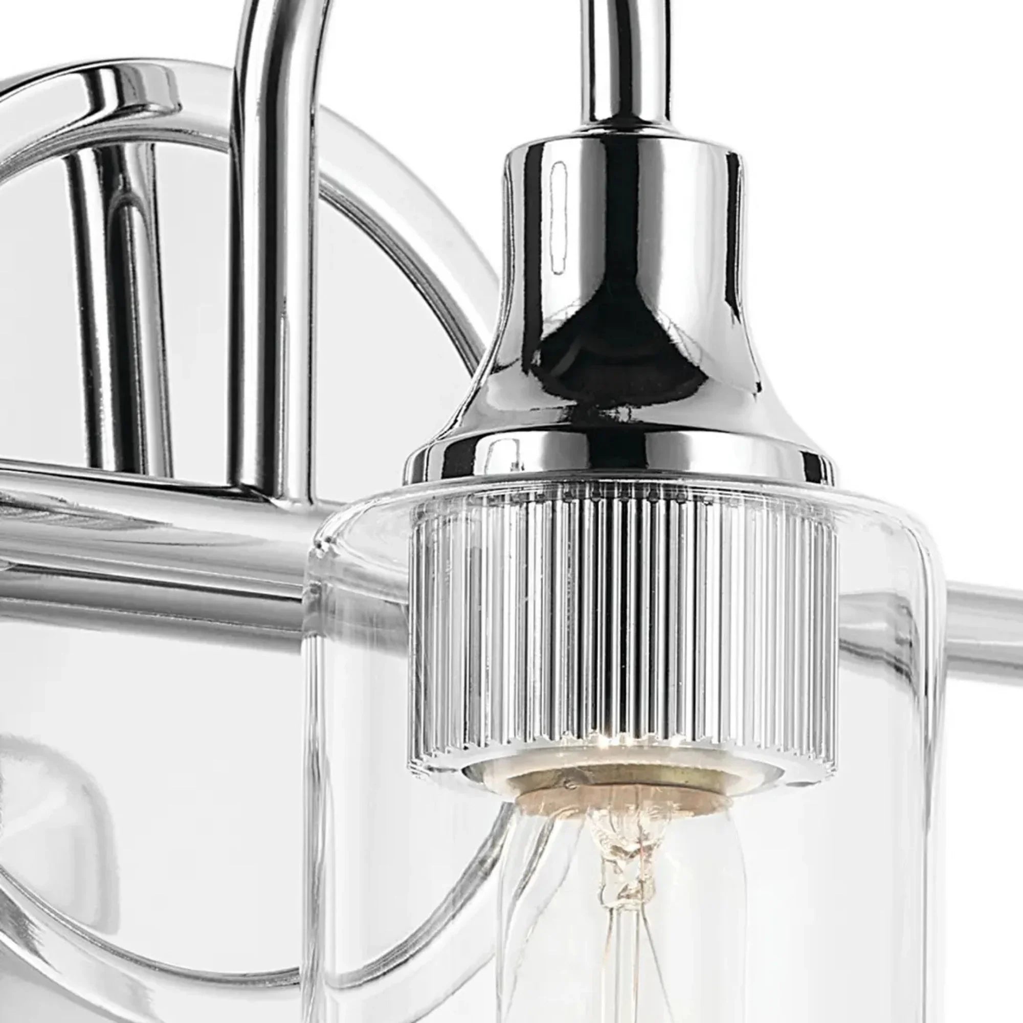 Kichler Lighting - Kavi 23" 3-Light Bath Vanity Light, Chrome Finish | Bees Lighting
