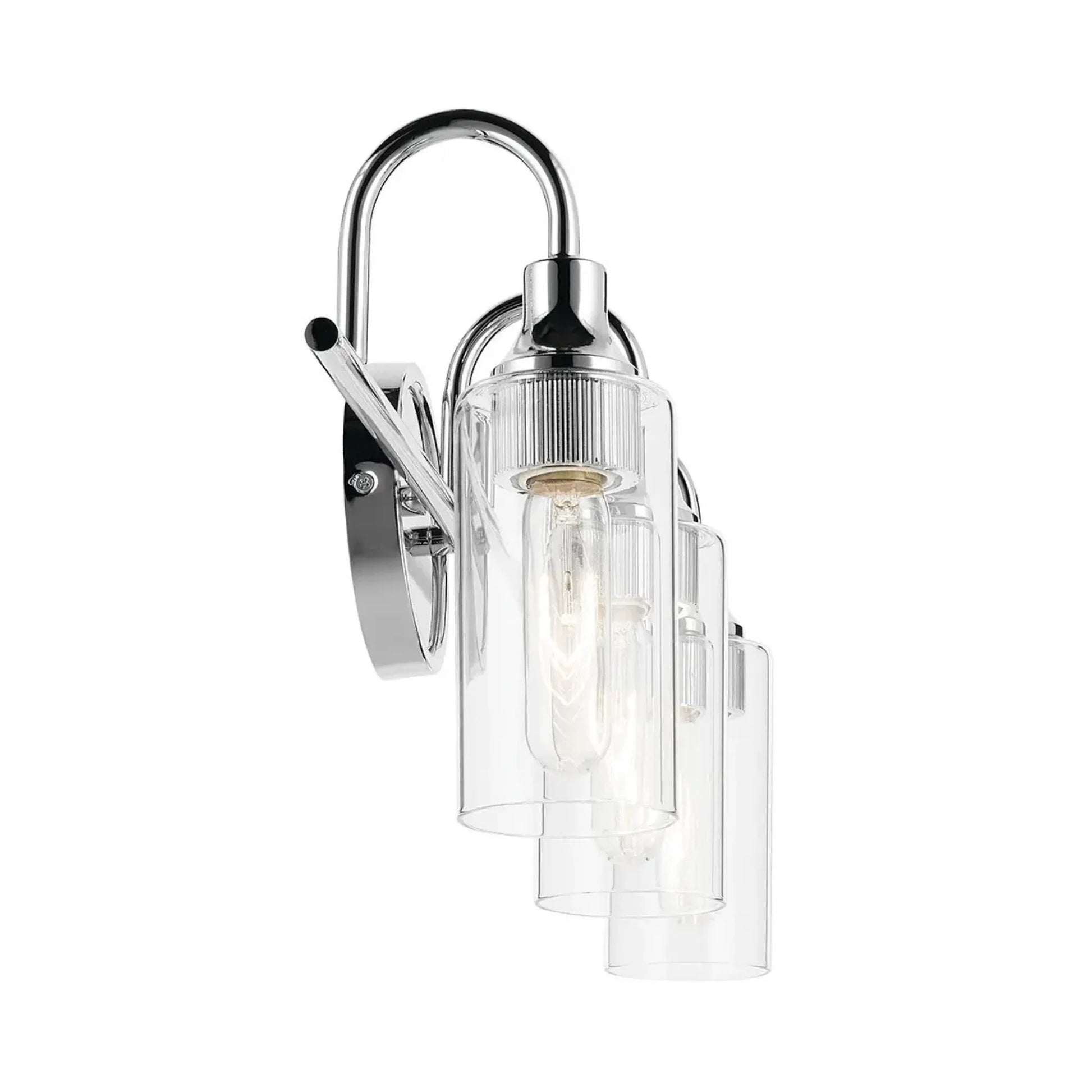 Kichler Lighting - Kavi 23" 3-Light Bath Vanity Light, Chrome Finish | Bees Lighting