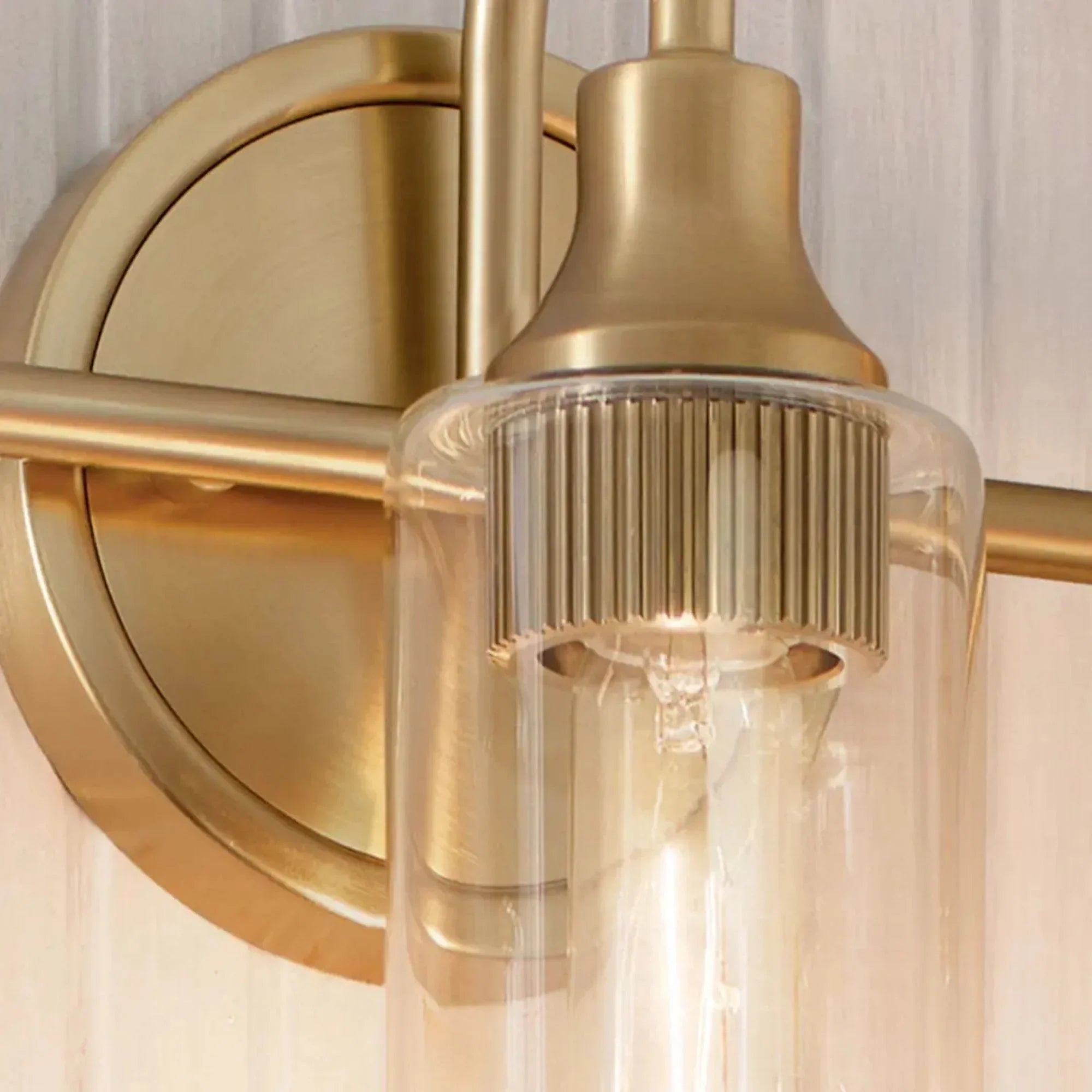 Kichler Lighting - Kavi 23" 3-Light Bath Vanity Light, Champagne Bronze Finish | Bees Lighting