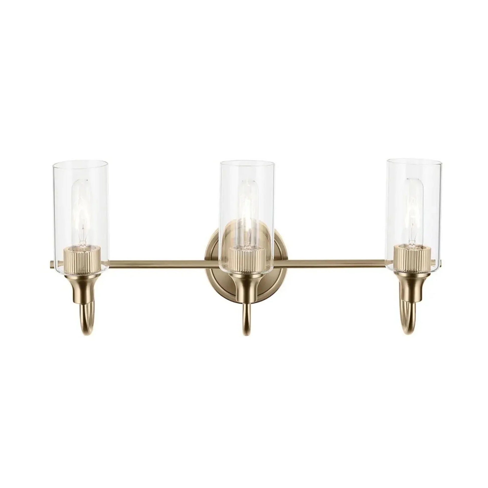 Kichler Lighting - Kavi 23" 3-Light Bath Vanity Light, Champagne Bronze Finish | Bees Lighting