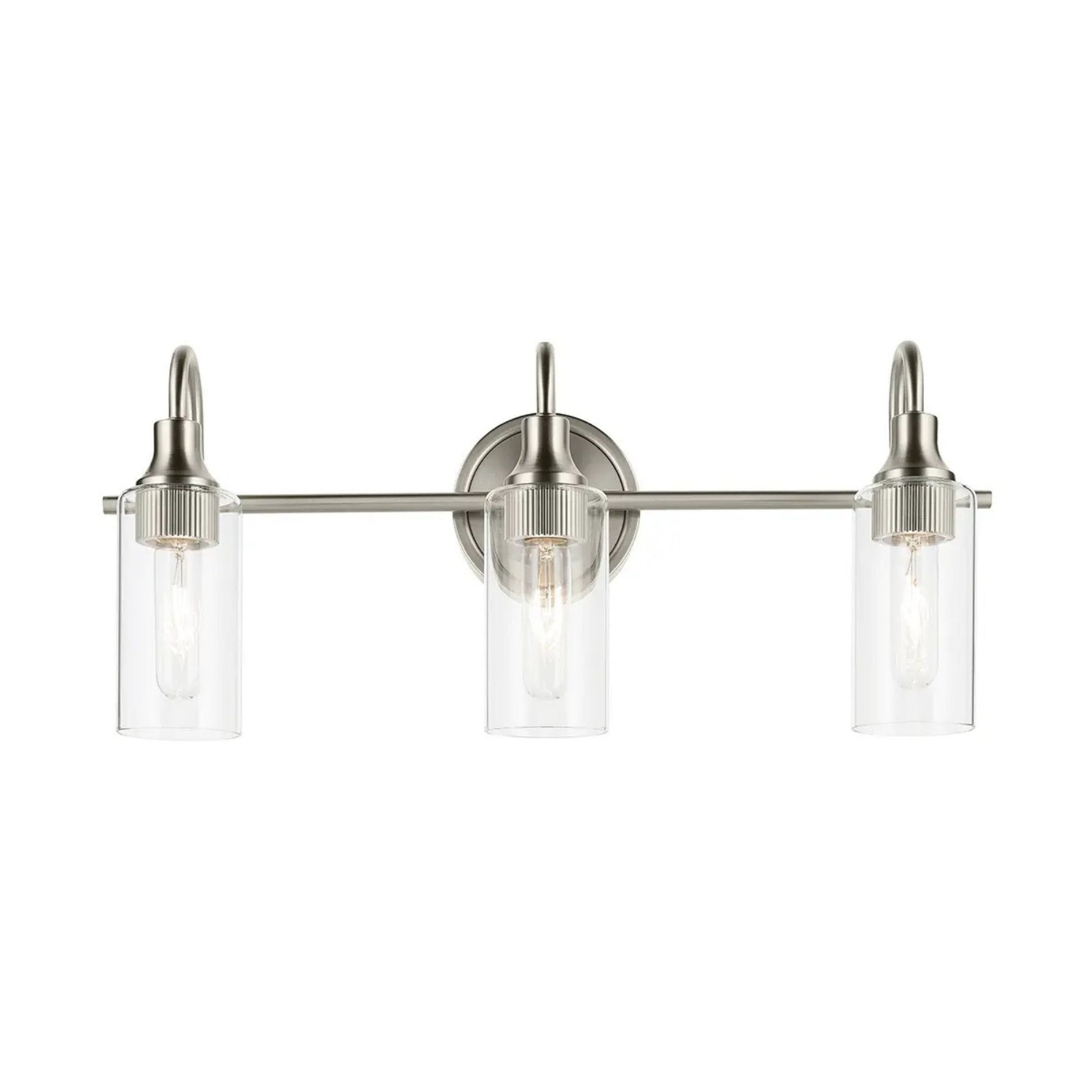Kichler Lighting - Kavi 23" 3-Light Bath Vanity Light, Brushed Nickel Finish | Bees Lighting
