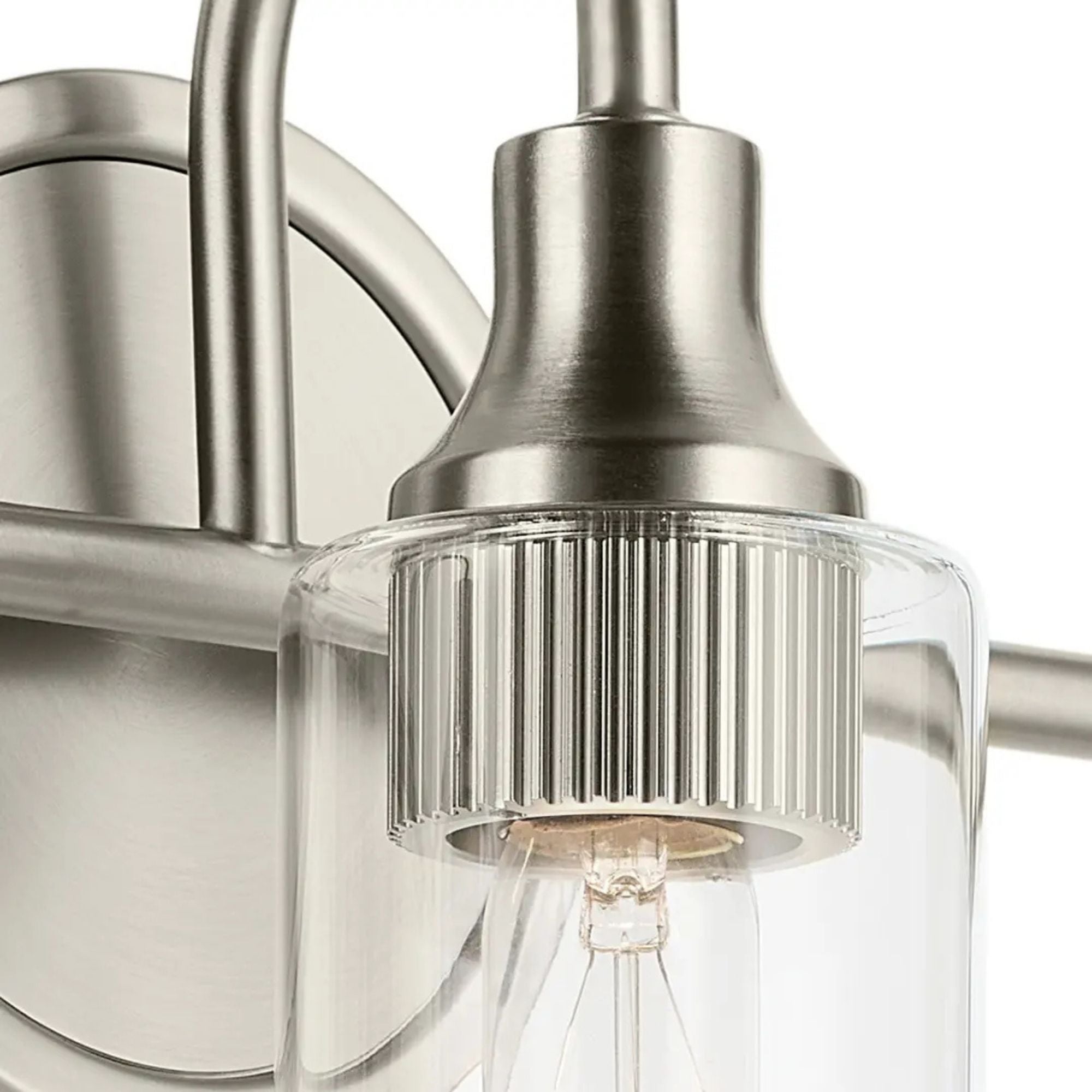 Kichler Lighting - Kavi 23" 3-Light Bath Vanity Light, Brushed Nickel Finish | Bees Lighting