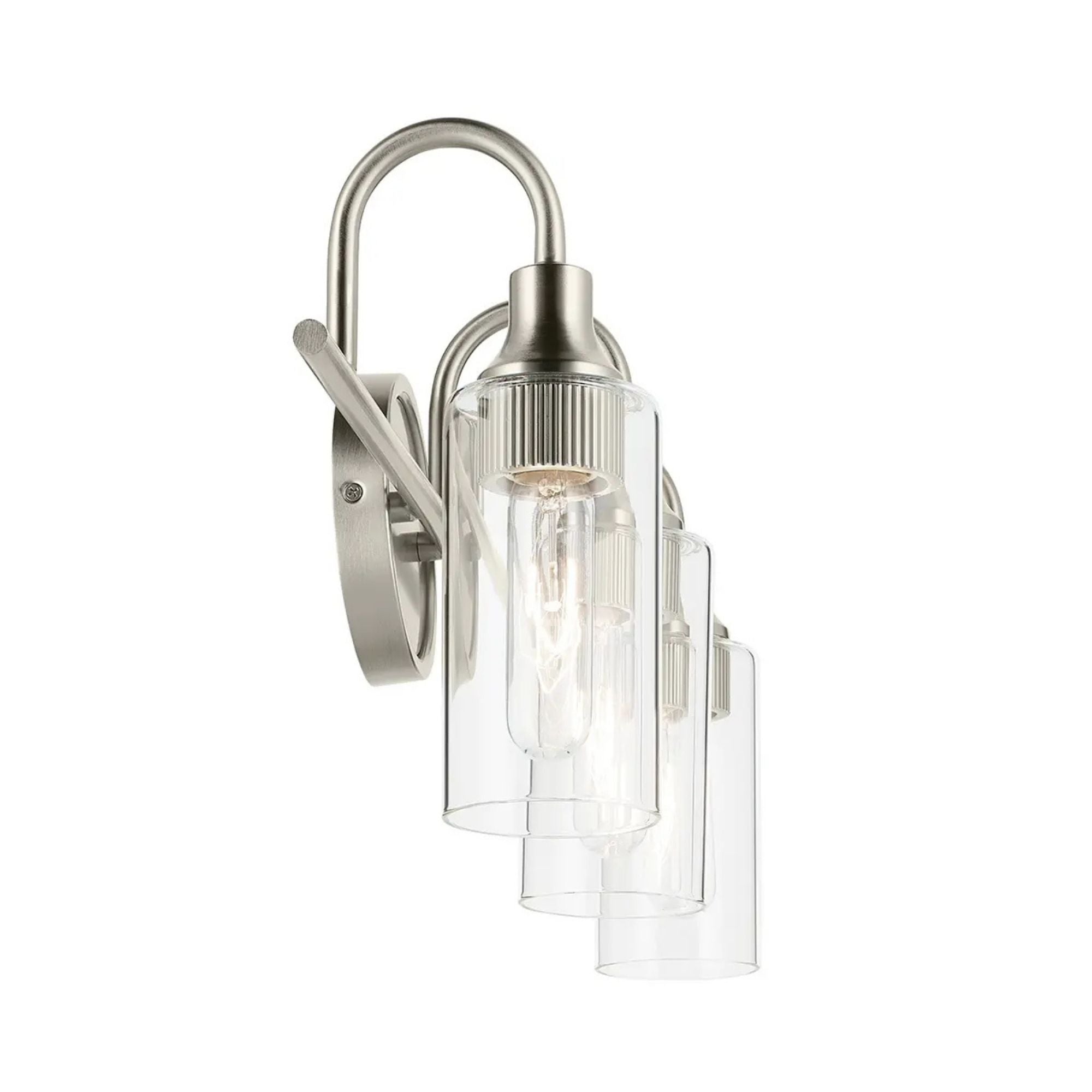 Kichler Lighting - Kavi 23" 3-Light Bath Vanity Light, Brushed Nickel Finish | Bees Lighting