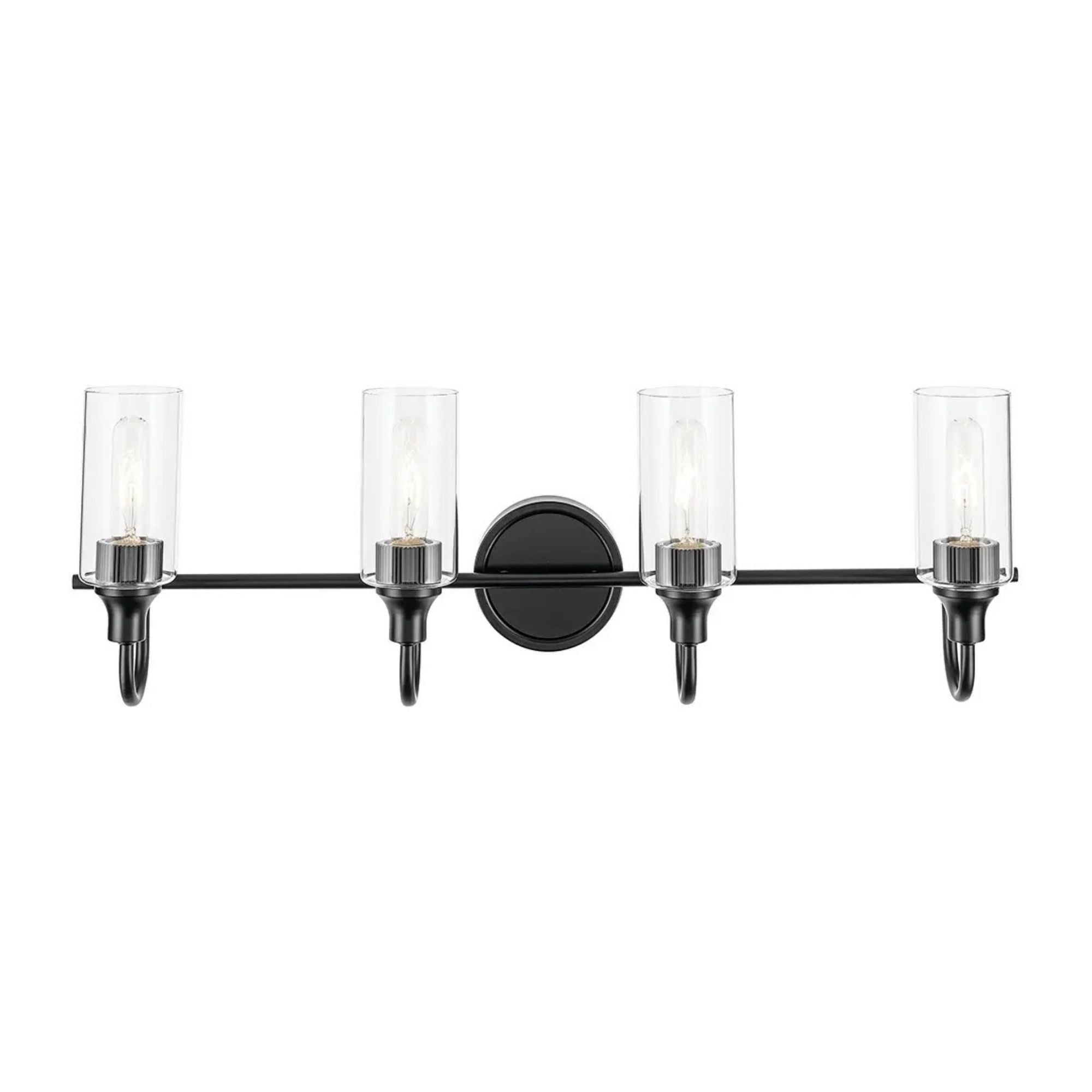 Kichler Lighting - Kavi 32" 4-Light Bath Vanity Light, Black Finish | Bees Lighting
