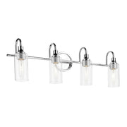 Kichler Lighting - Kavi 32" 4-Light Bath Vanity Light, Chrome Finish | Bees Lighting
