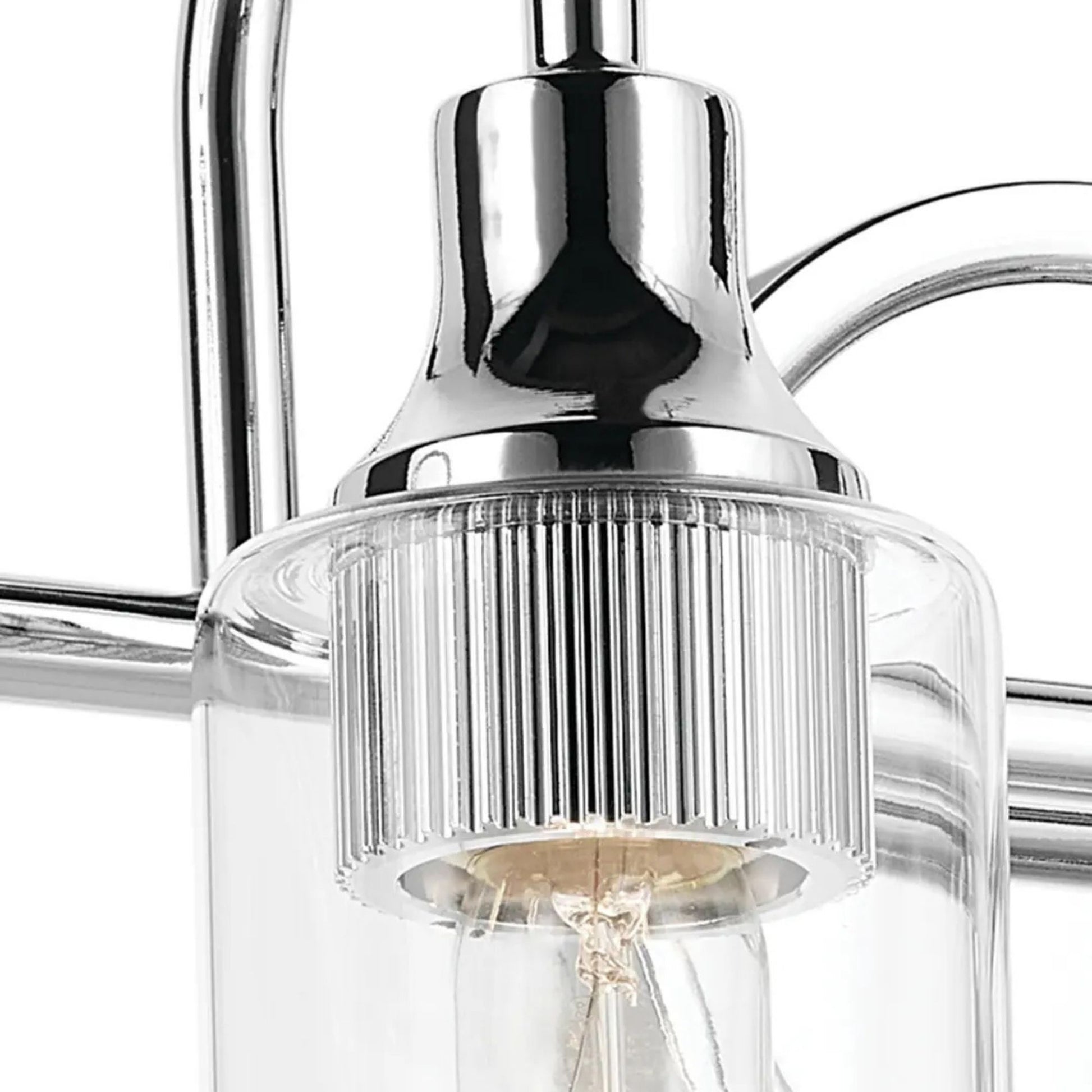 Kichler Lighting - Kavi 32" 4-Light Bath Vanity Light, Chrome Finish | Bees Lighting