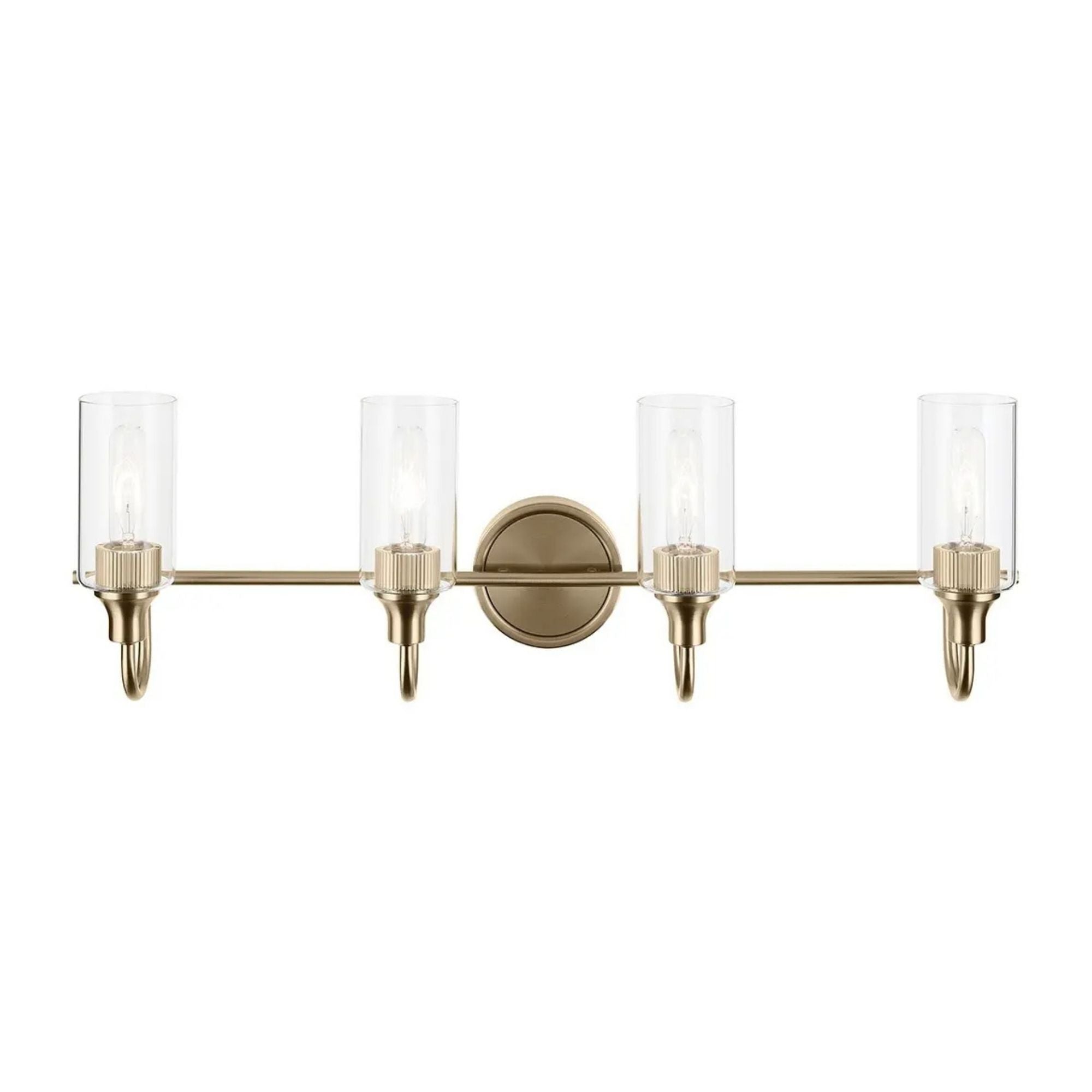 Kichler Lighting - Kavi 32" 4-Light Bath Vanity Light, Champagne Bronze Finish | Bees Lighting