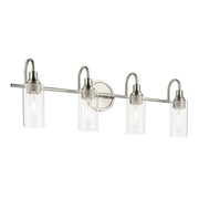 Kichler Lighting - Kavi 32" 4-Light Bath Vanity Light, Brushed Nickel Finish | Bees Lighting