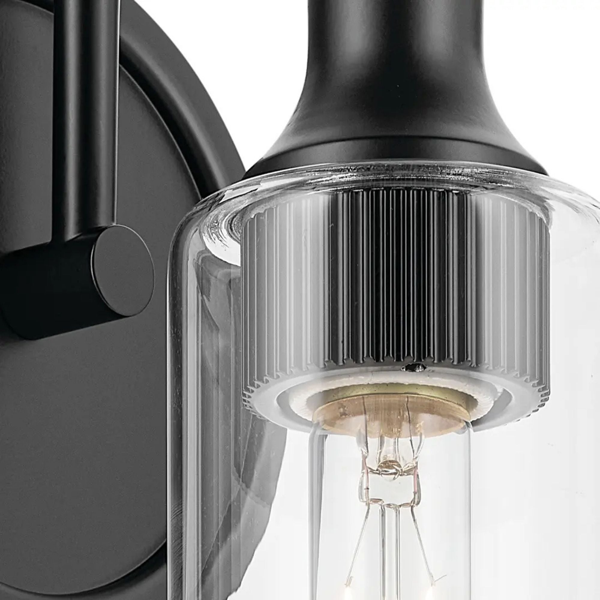 Kavi 13" Wall Sconce, Black Finish