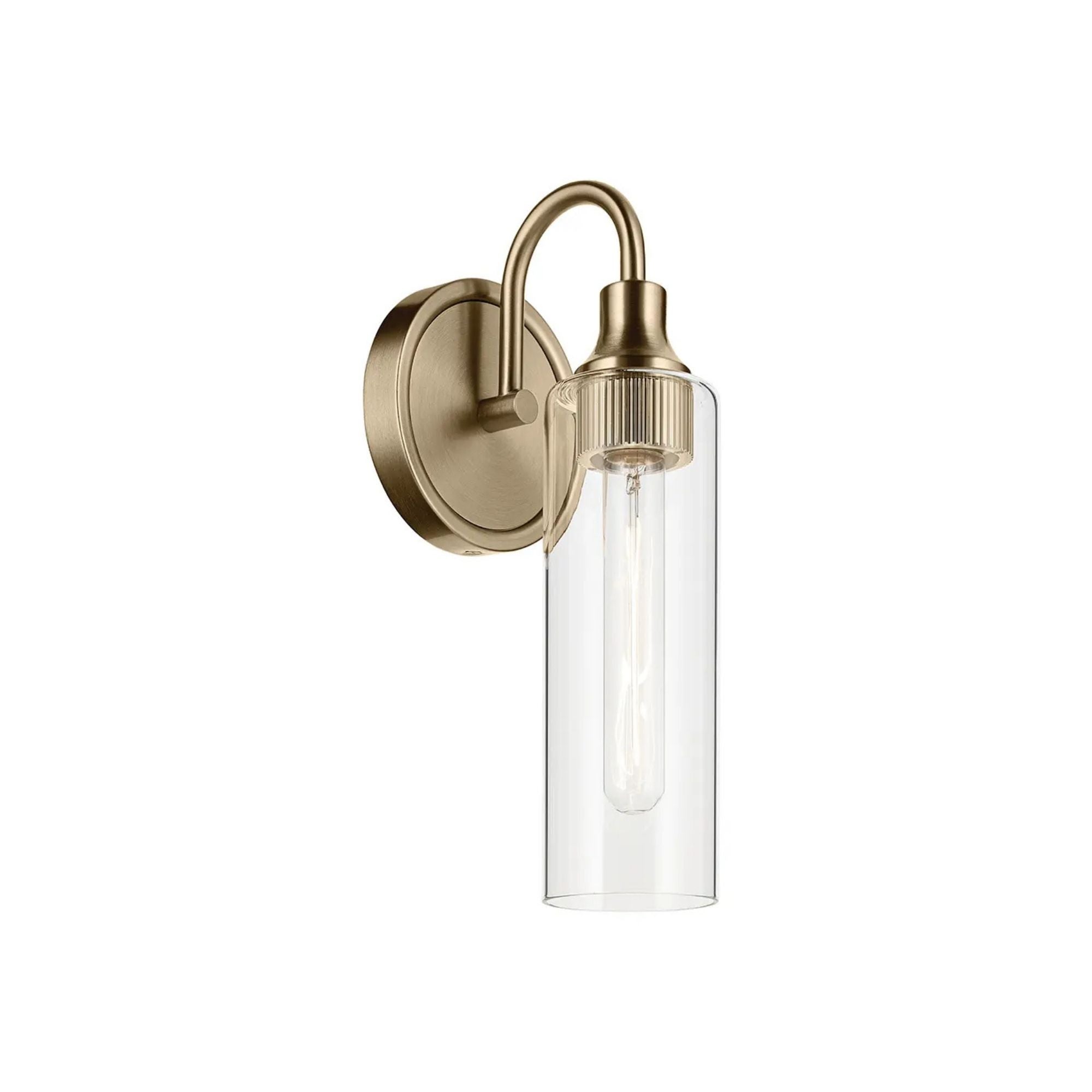 Kichler Lighting - Kavi 13" Wall Sconce, Champagne Bronze Finish | Bees Lighting