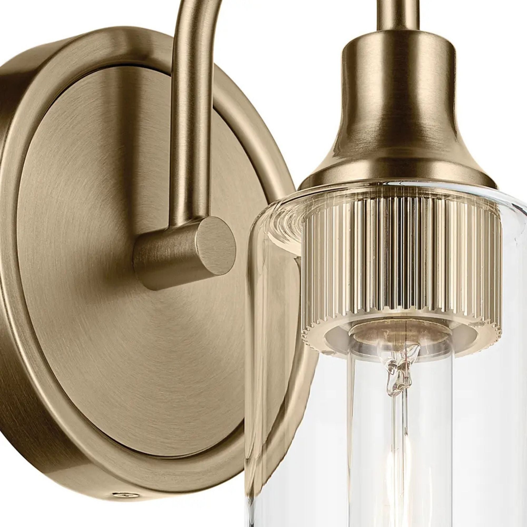 Kichler Lighting - Kavi 13" Wall Sconce, Champagne Bronze Finish | Bees Lighting