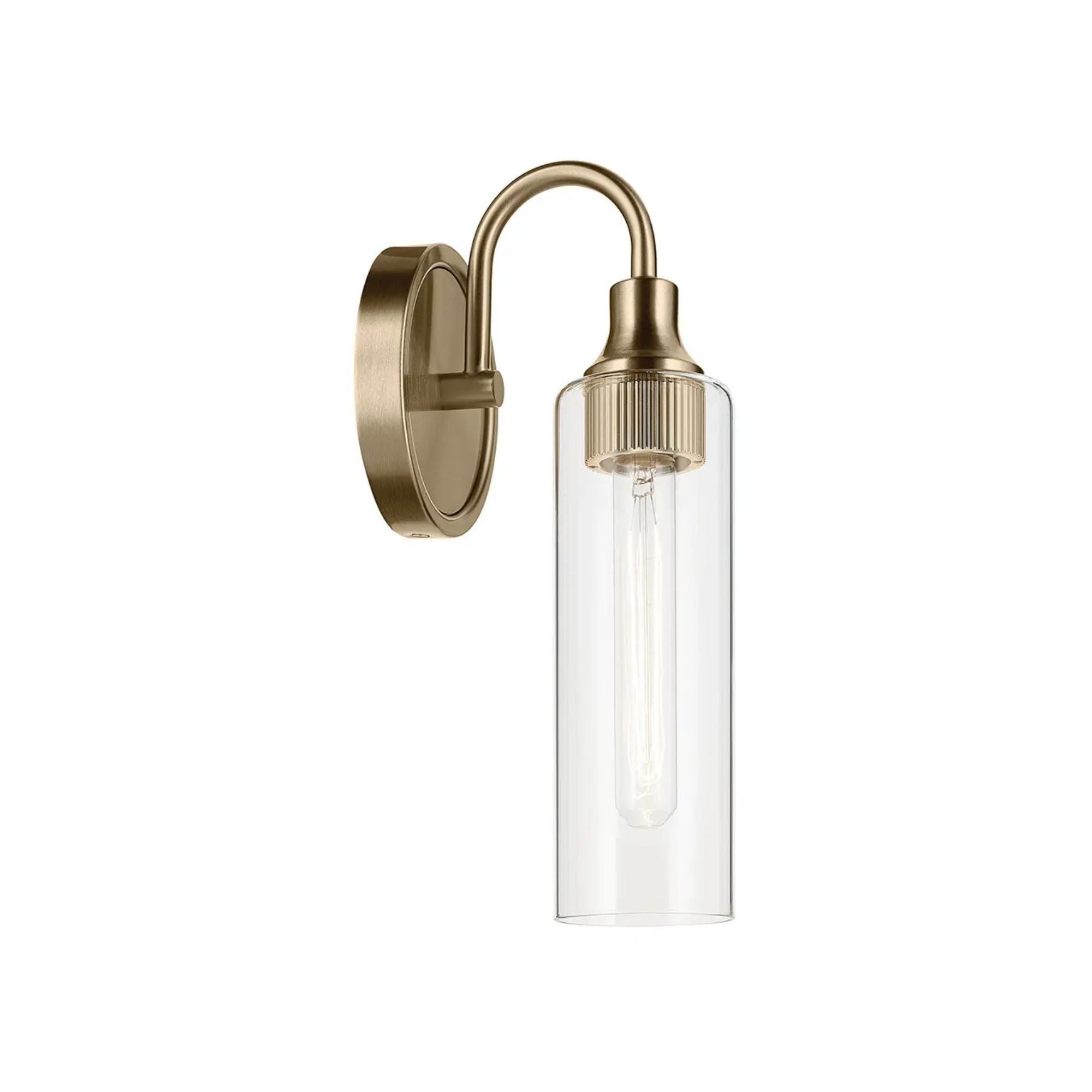 Kichler Lighting - Kavi 13" Wall Sconce, Champagne Bronze Finish | Bees Lighting
