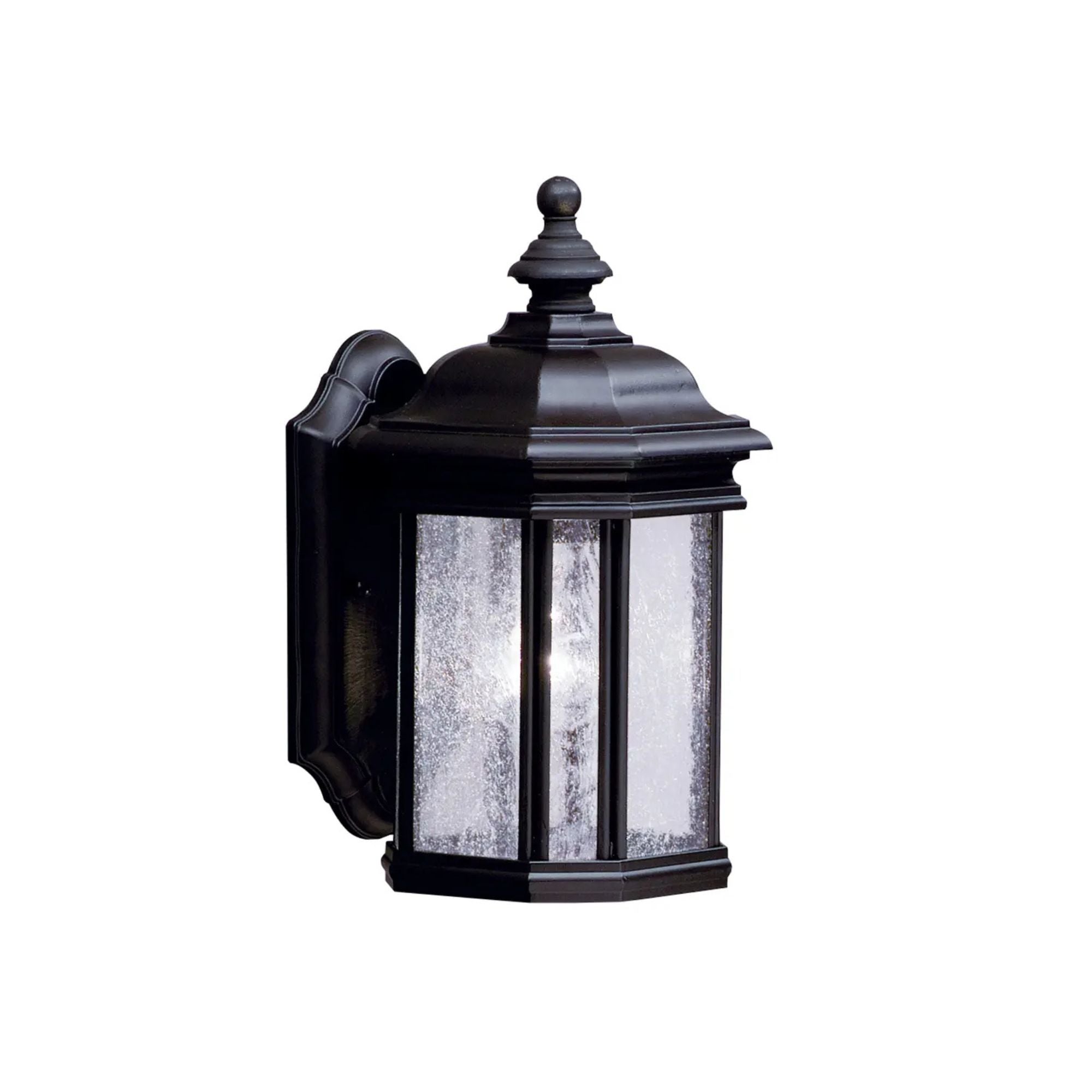 Kirkwood 13" Outdoor Wall Light, Black Finish