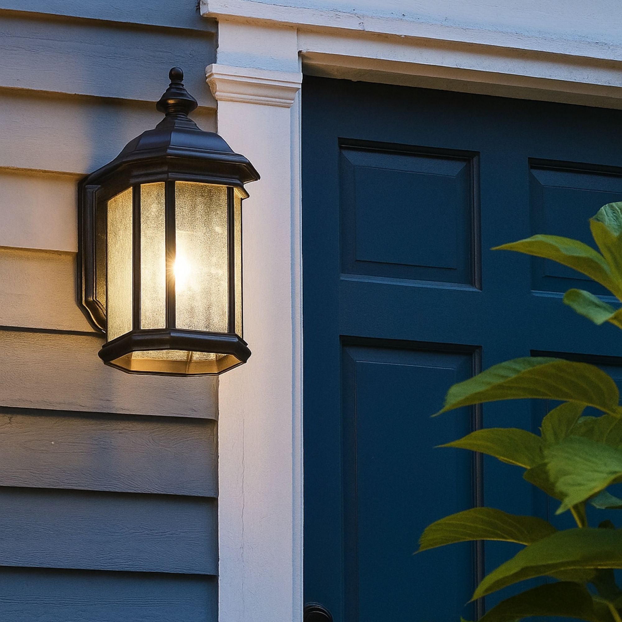 Kirkwood 13" Outdoor Wall Light, Black Finish