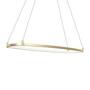 Kichler Koloa 41 in. LED Linear Chandelier, Champagne Gold