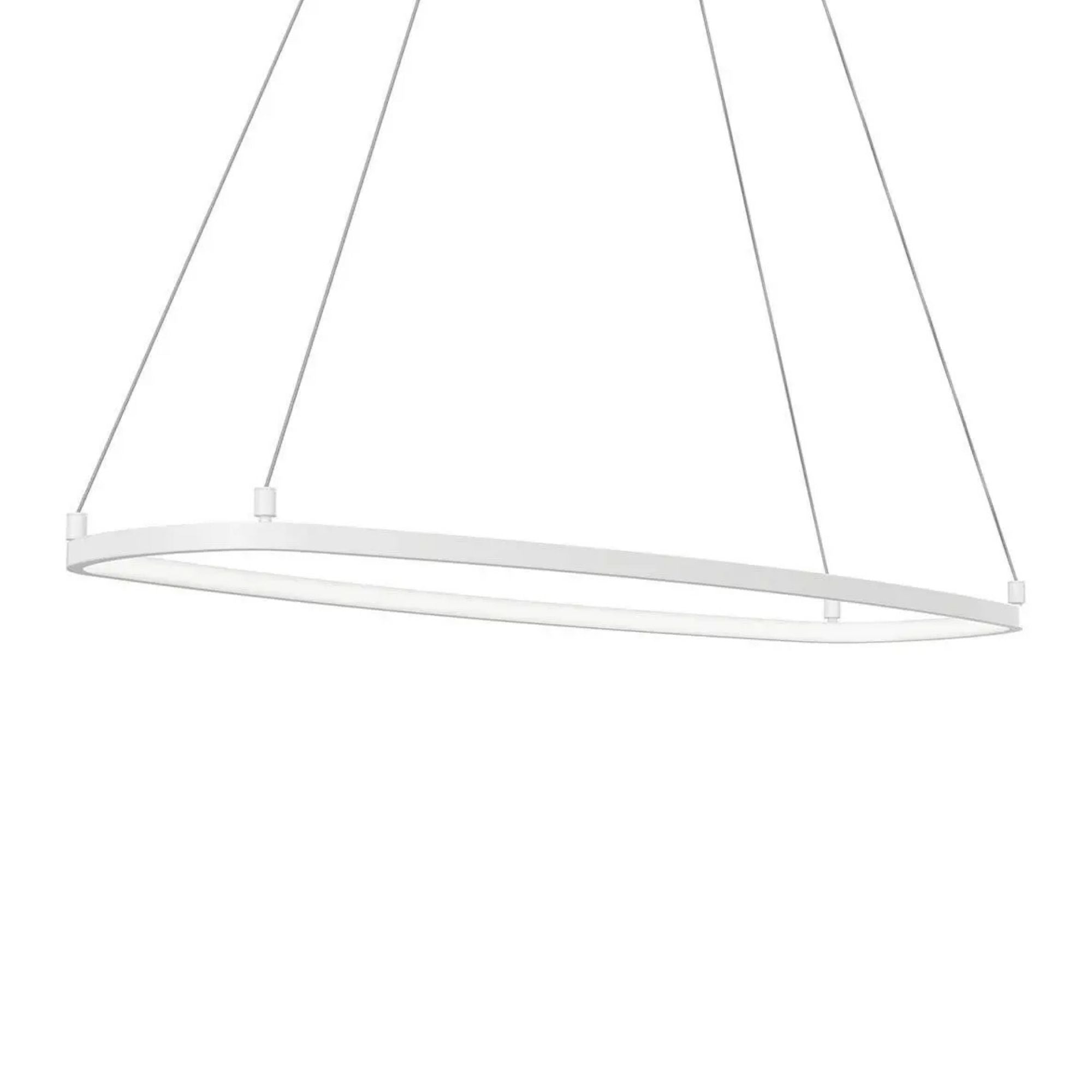 Kichler Koloa 41 in. LED Linear Chandelier, White