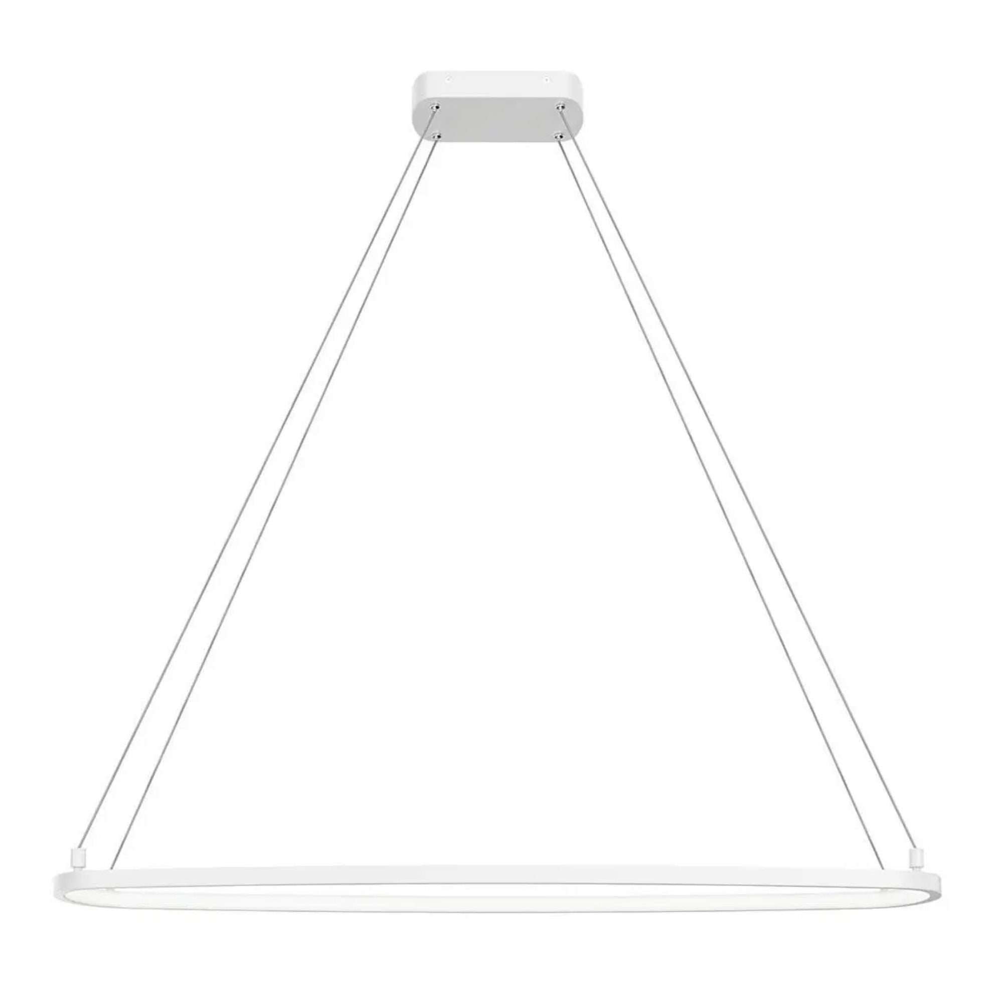 Kichler Koloa 41 in. LED Linear Chandelier, White
