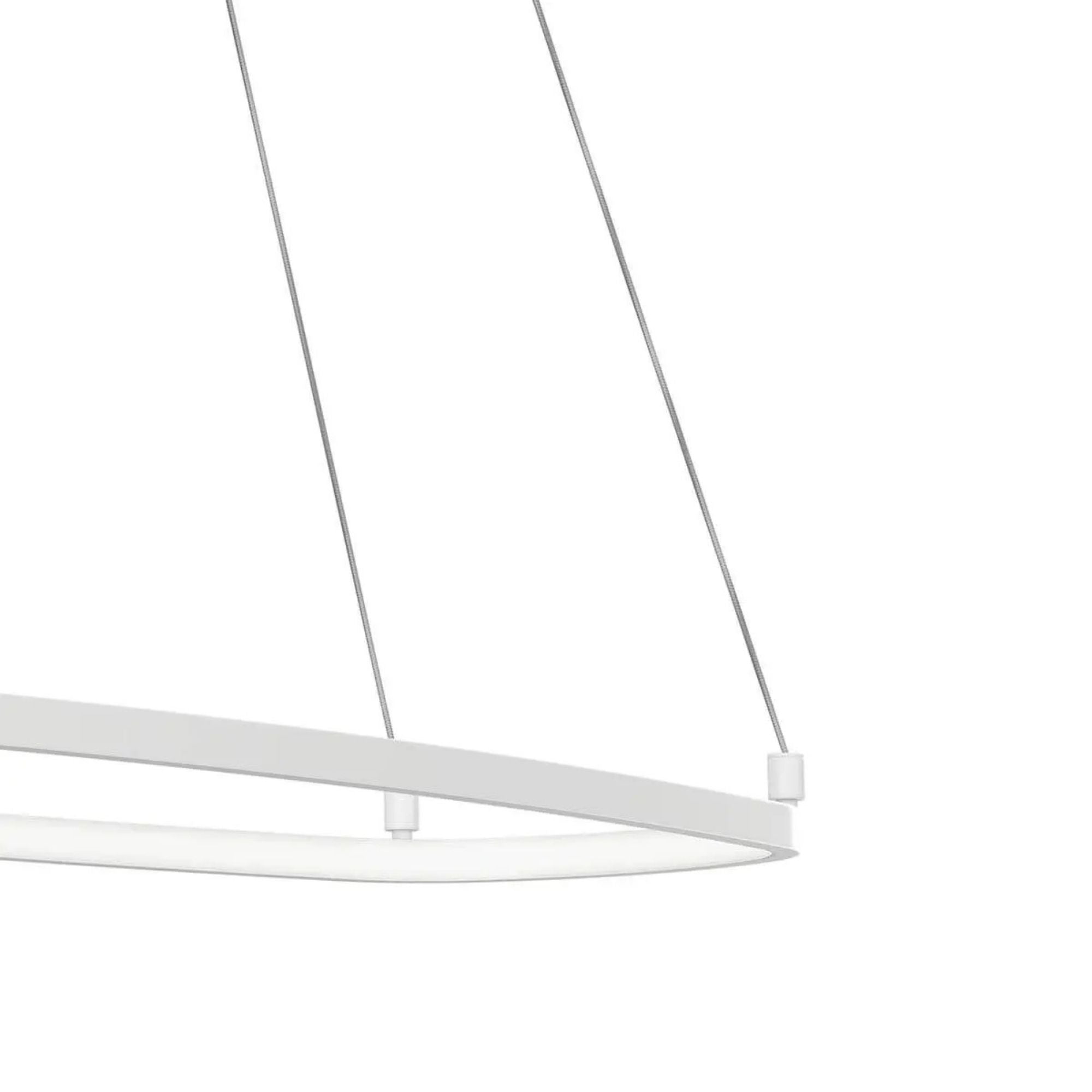 Kichler Koloa 41 in. LED Linear Chandelier, White