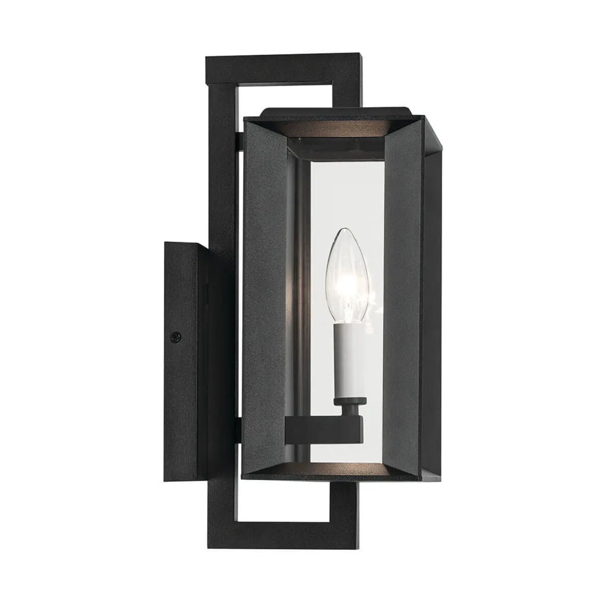 Kichler Lighting - Kroft 14" Outdoor Wall Light, Textured Black Finish | Bees Lighting