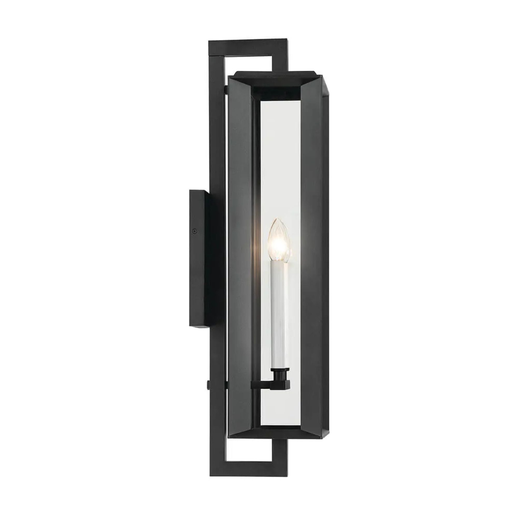 Kichler Lighting - Kroft 28" 2-Light Outdoor Wall Light, Textured Black Finish | Bees Lighting