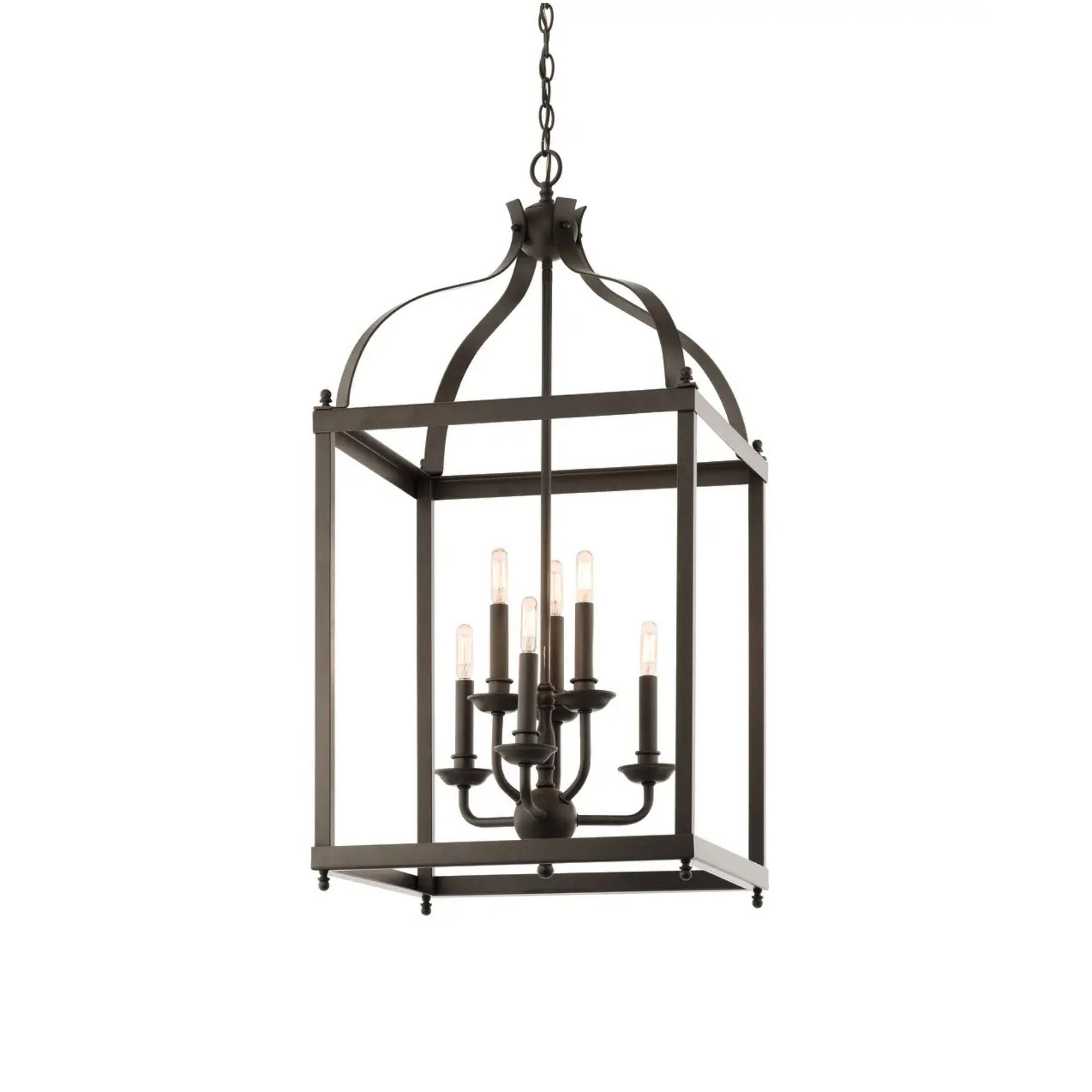 Kichler Larkin 36.25 in. 6-Light Chandelier, Olde Bronze