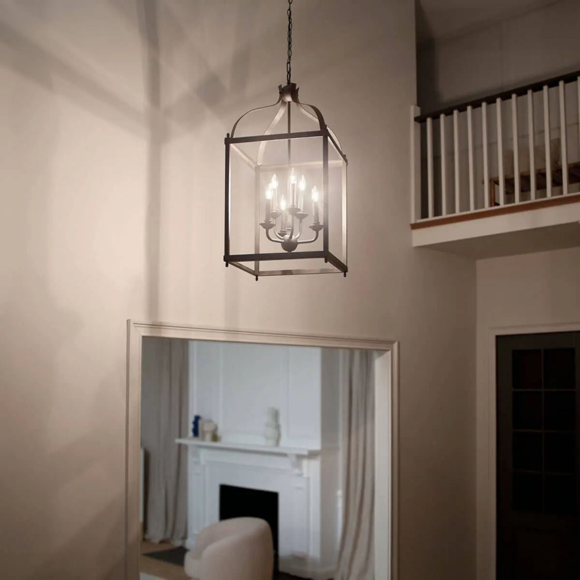 Kichler Larkin 36.25 in. 6-Light Chandelier, Olde Bronze