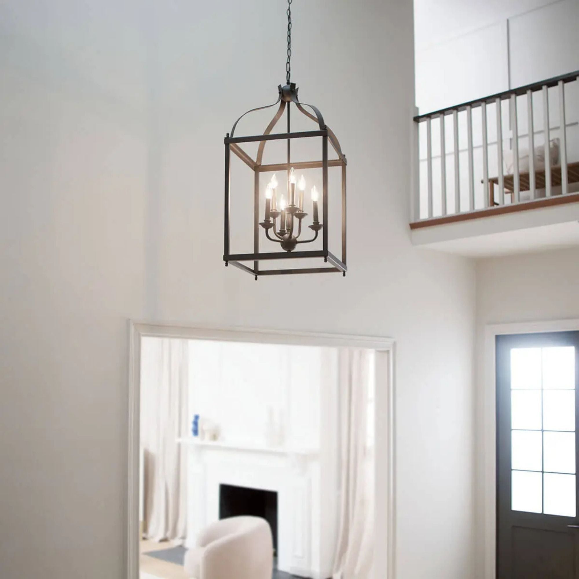 Kichler Larkin 36.25 in. 6-Light Chandelier, Olde Bronze