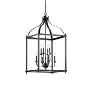 Kichler Larkin 47.75 in. 8-Light Chandelier, Black