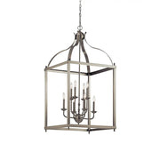 Kichler Larkin 47.75 in. 8-Light Chandelier, Brushed Nickel