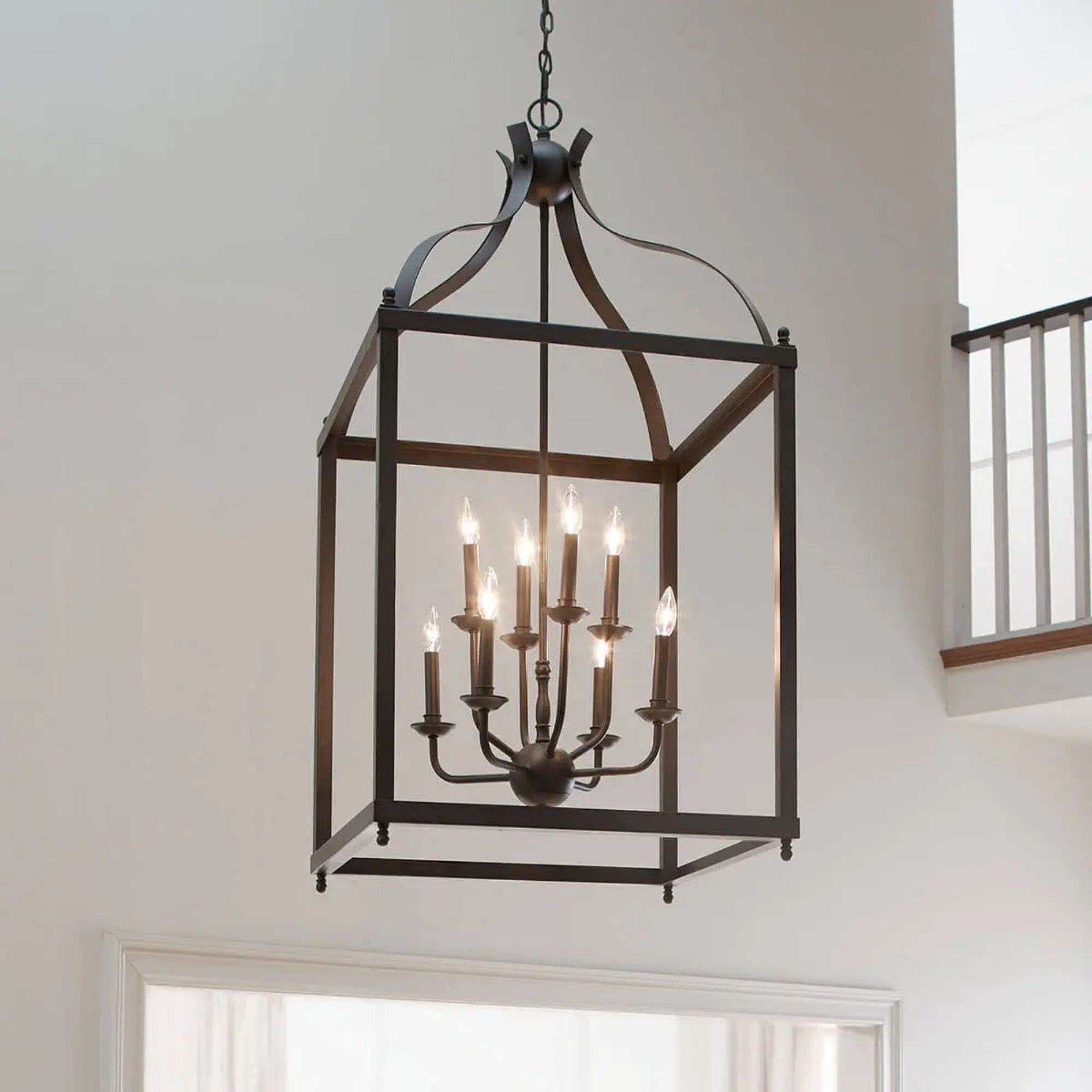 Kichler Larkin 47.75 in. 8-Light Chandelier, Olde Bronze