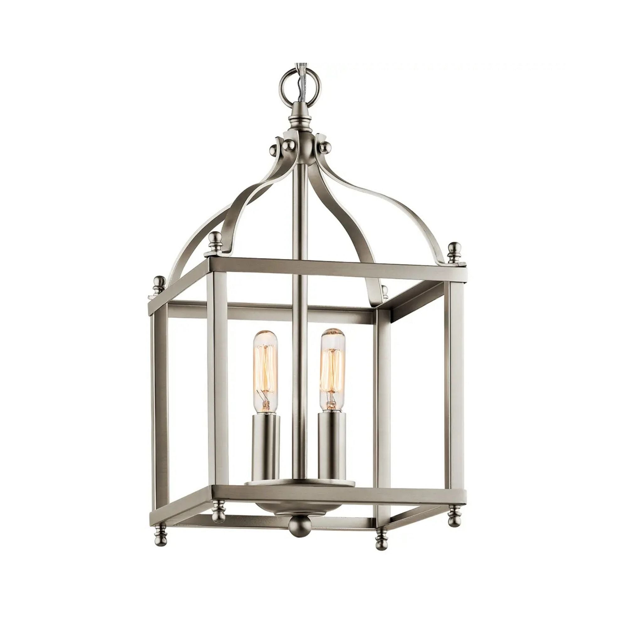 Kichler Larkin 14.75 in. 2-Light Pendant, Brushed Nickel