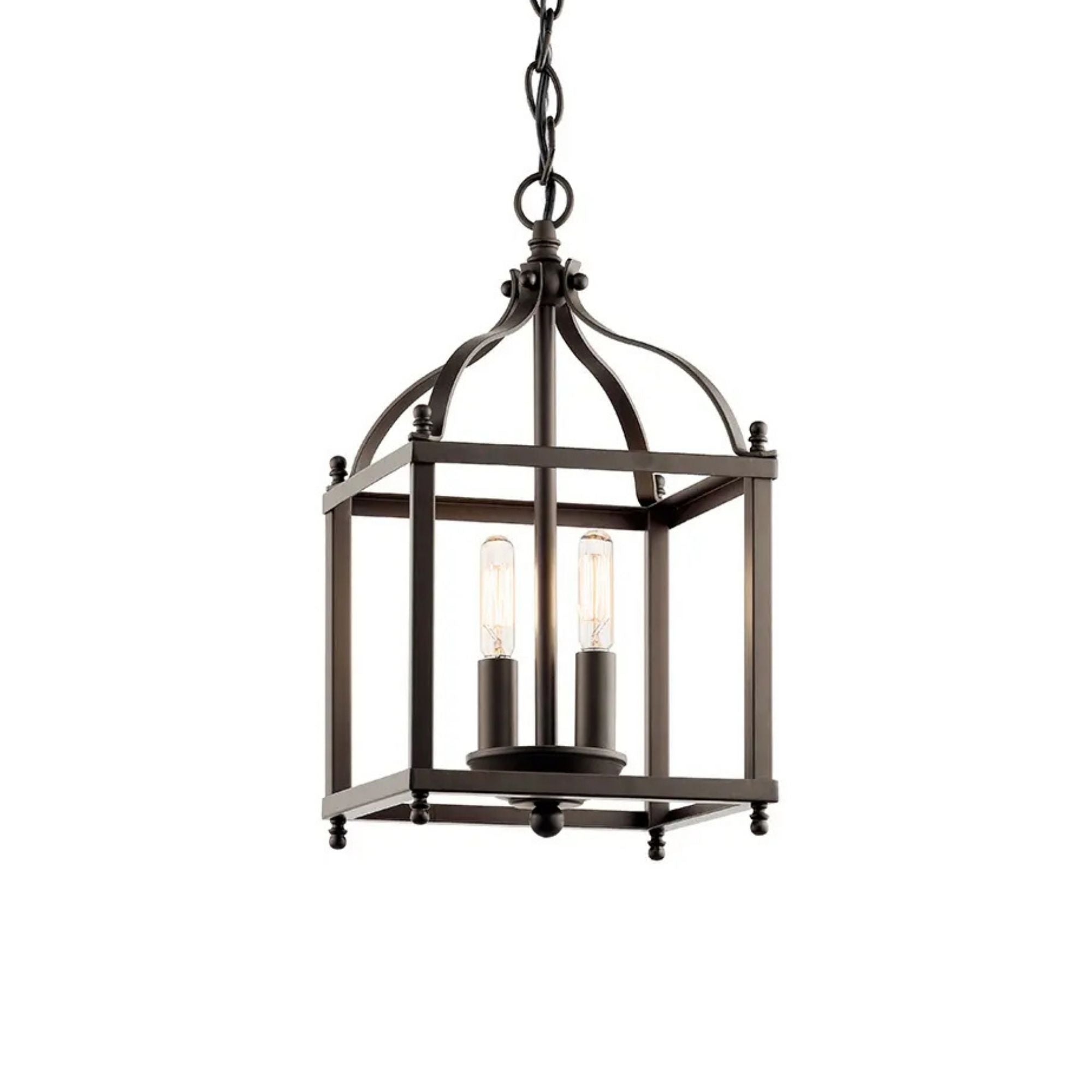 Kichler Larkin 14.75 in. 2-Light Mini Pendant, Olde Bronze