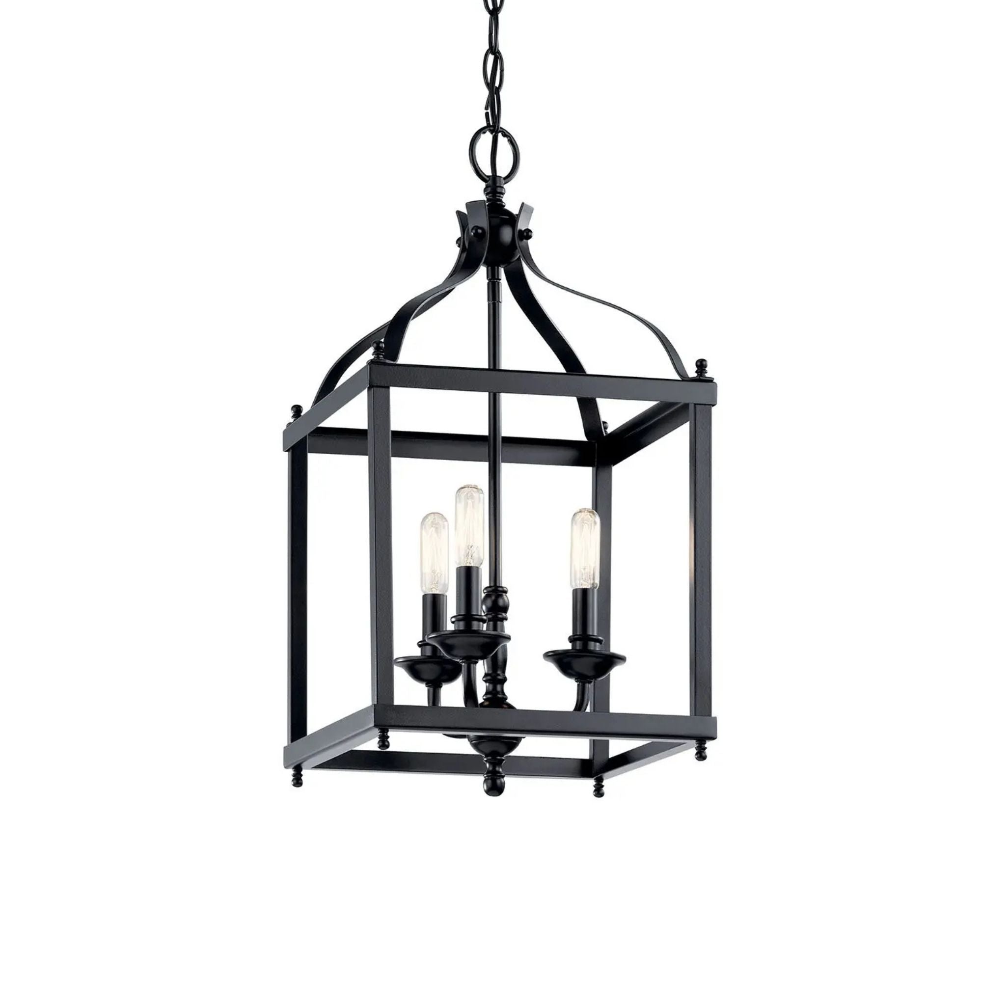 Kichler Larkin 22.25 in. 3-Light Pendant, Black