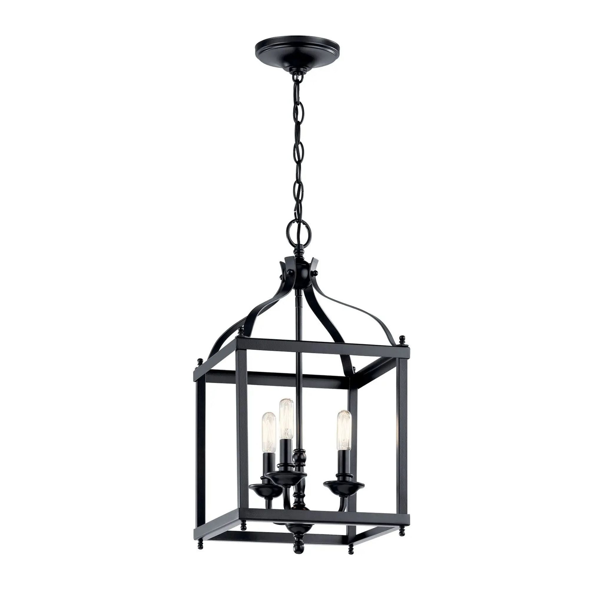 Kichler Larkin 22.25 in. 3-Light Pendant, Black