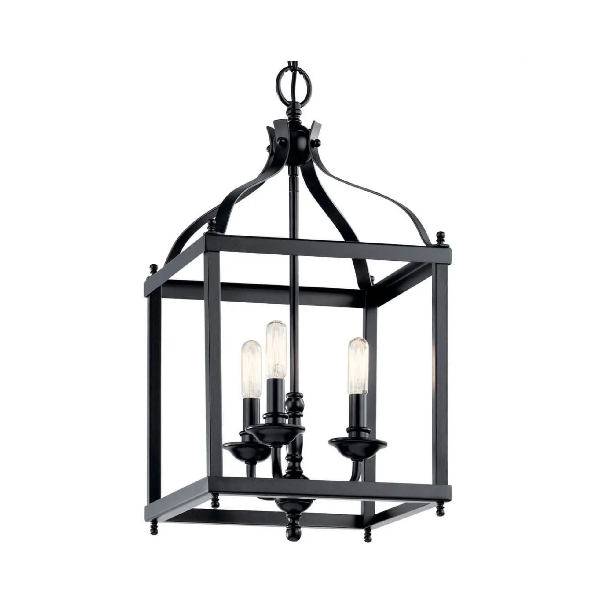 Kichler Larkin 22.25 in. 3-Light Pendant, Black