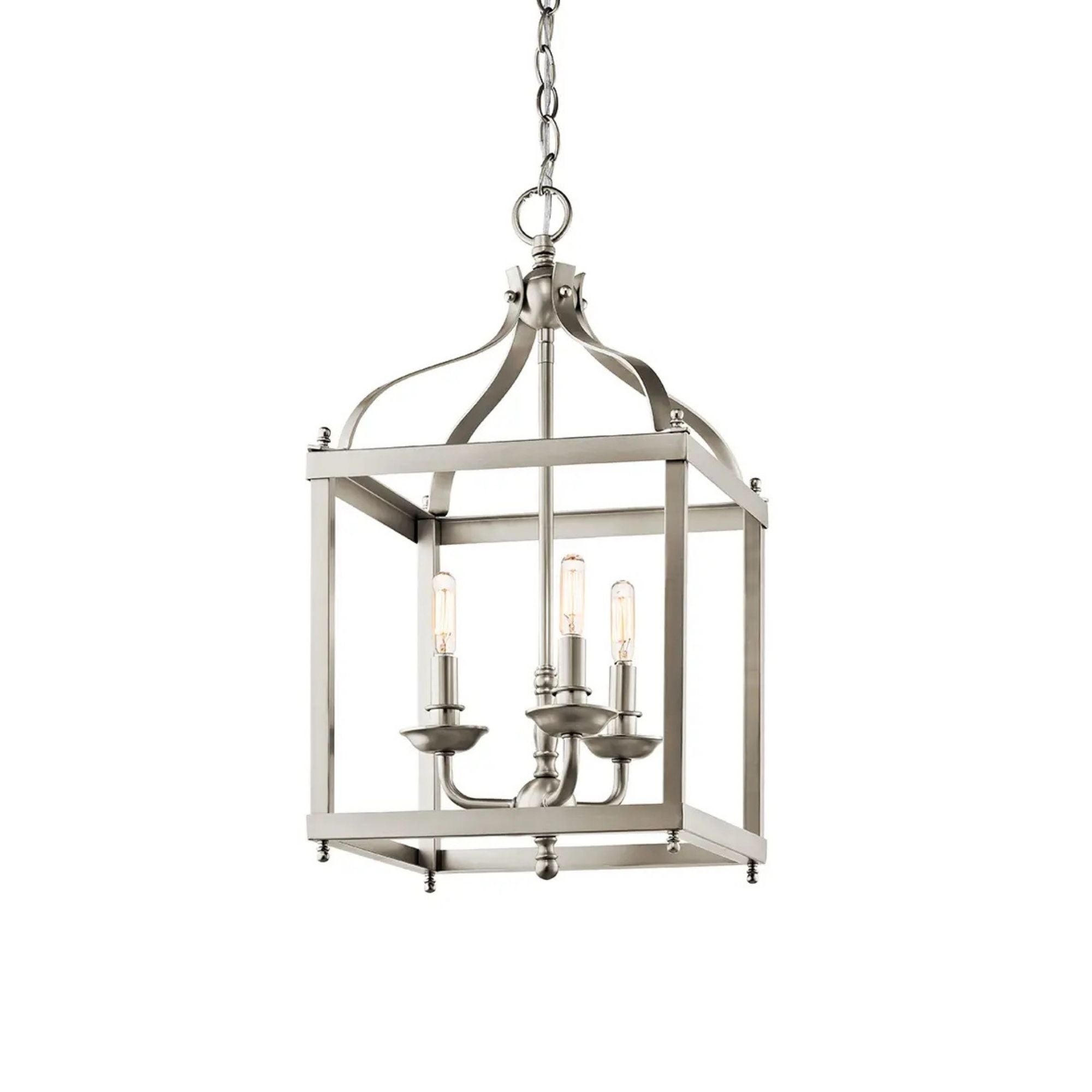 Kichler Larkin 22.25 in. 3-Light Pendant, Brushed Nickel