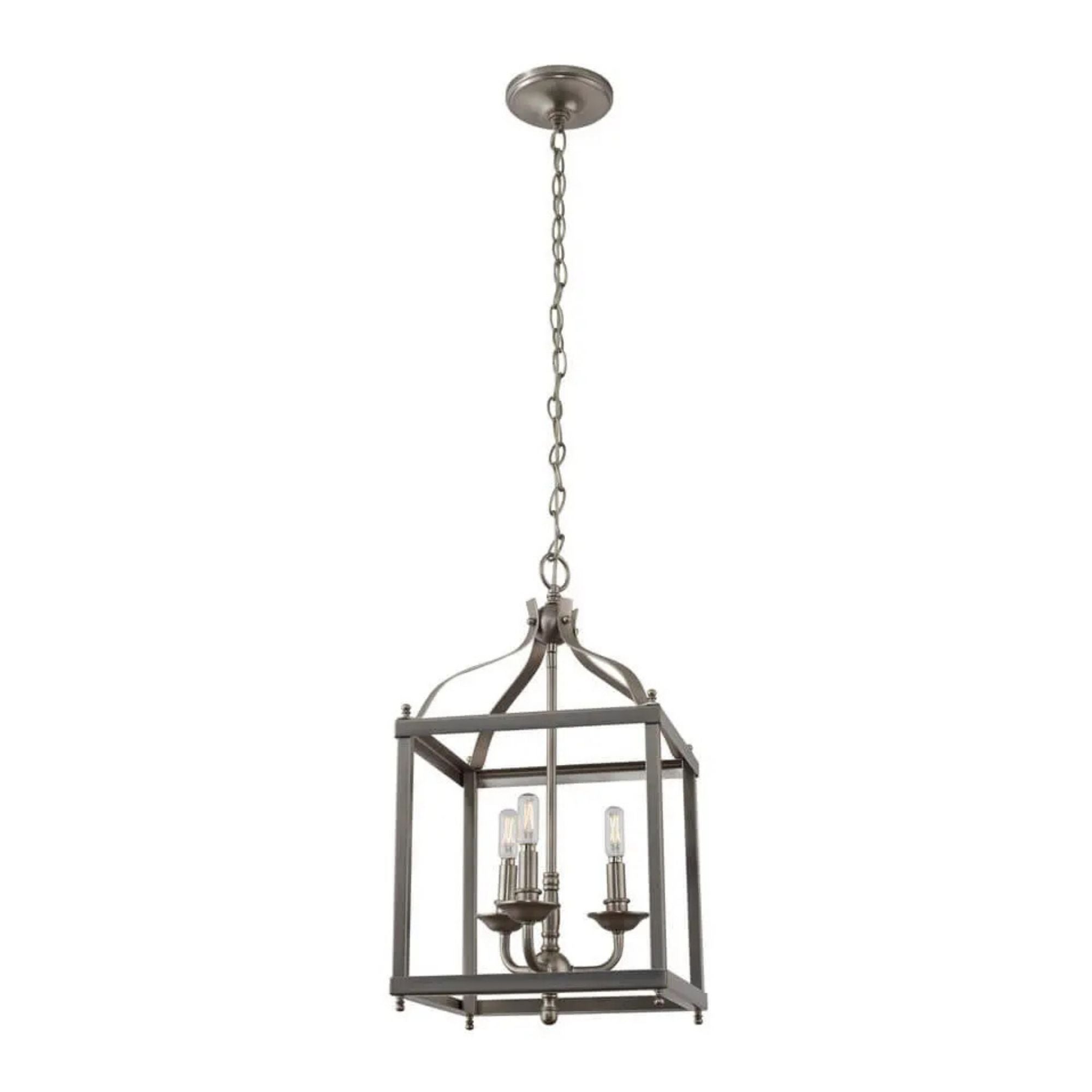Kichler Larkin 22.25 in. 3-Light Pendant, Brushed Nickel