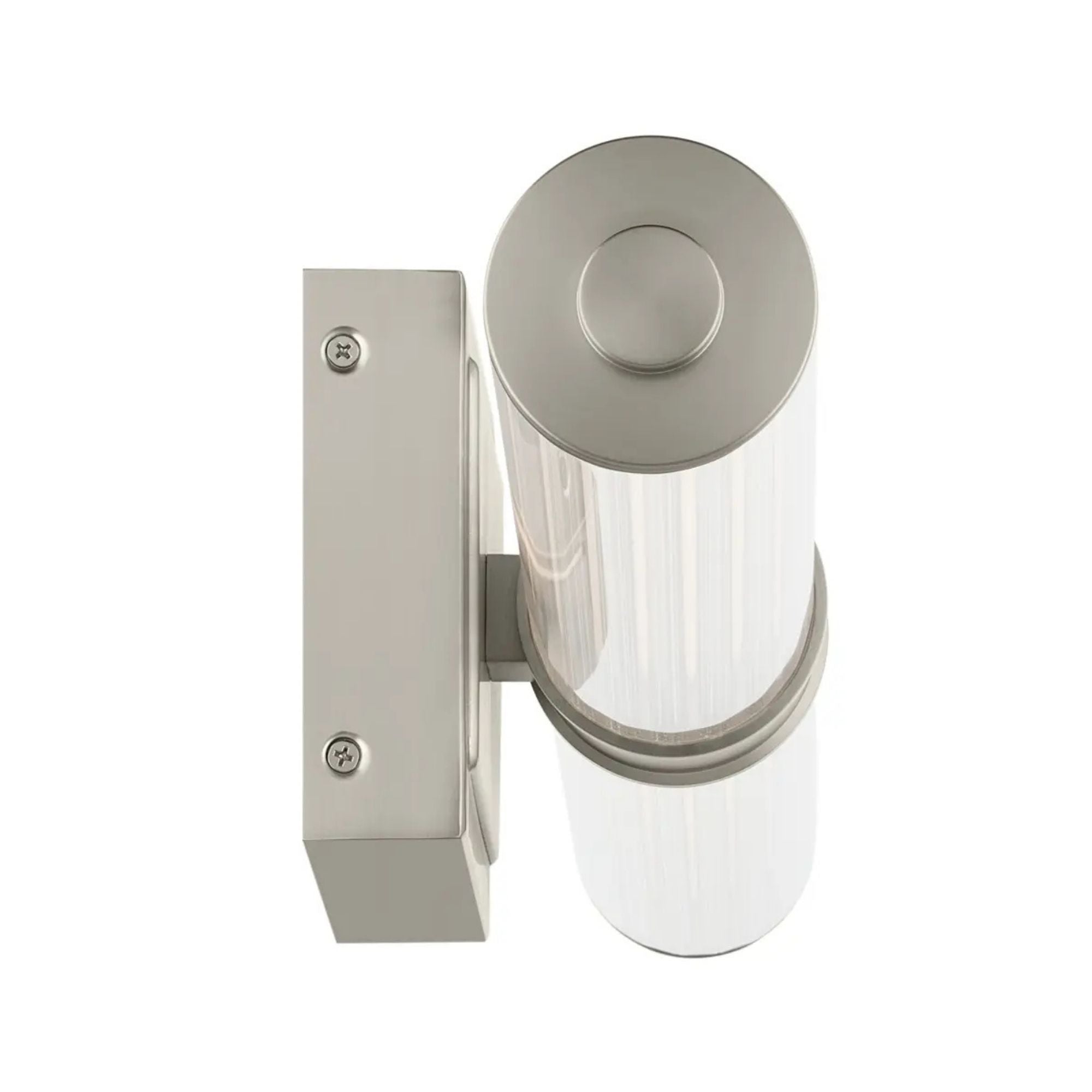 Kichler Lighting - Laurene 31" LED Linear Bath Vanity, Brushed Nickel Finish, Fluted Glass | Bees Lighting