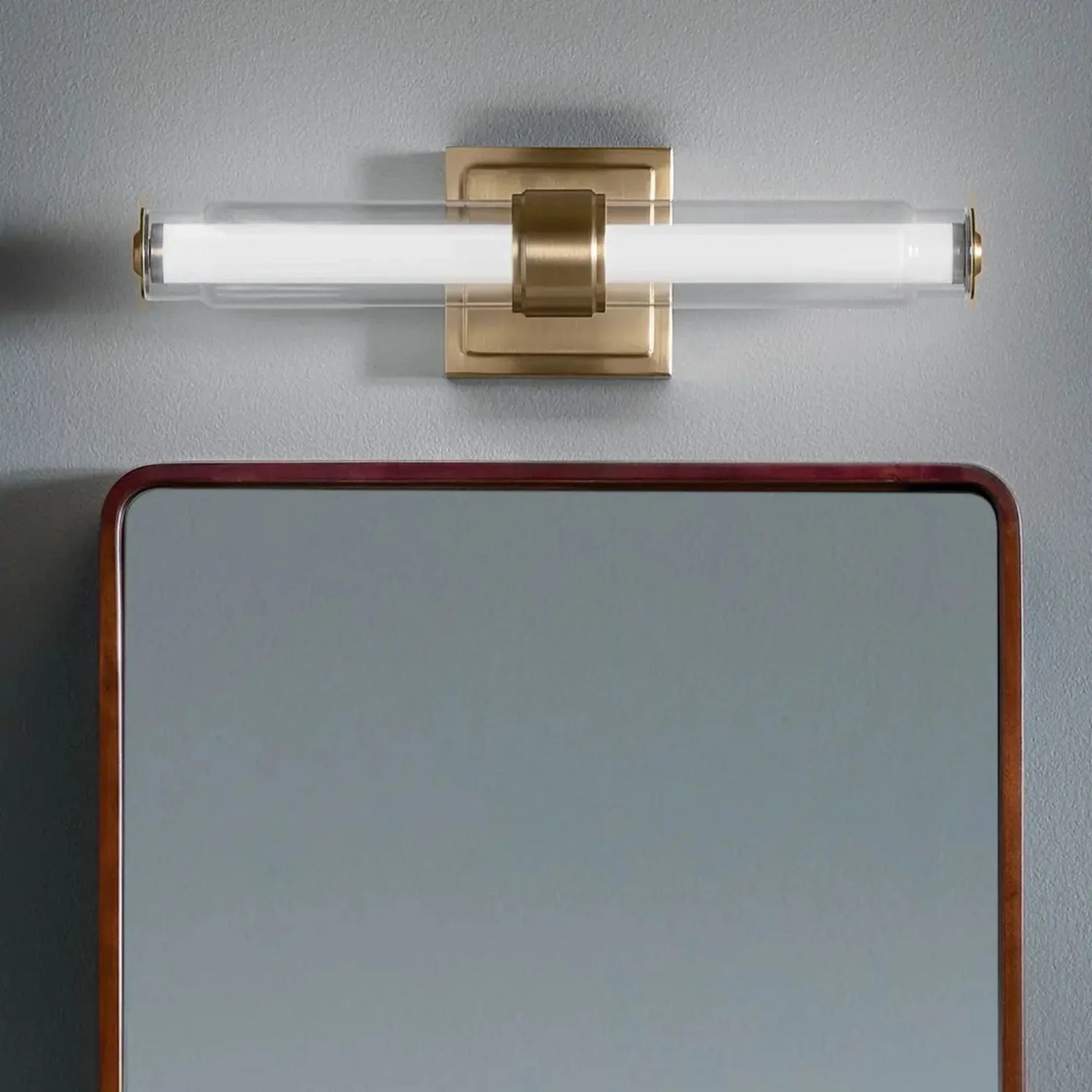 Kichler Lighting - Laurene 27" LED Linear Bath Vanity, Champagne Bronze Finish | Bees Lighting