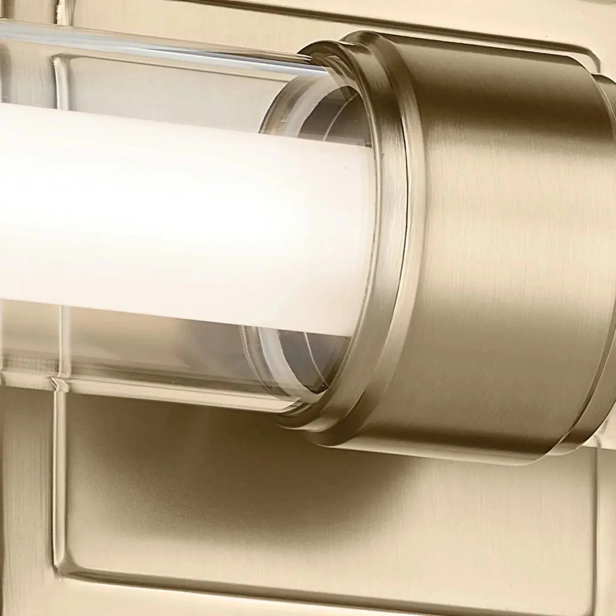 Kichler Lighting - Laurene 27" LED Linear Bath Vanity, Champagne Bronze Finish | Bees Lighting
