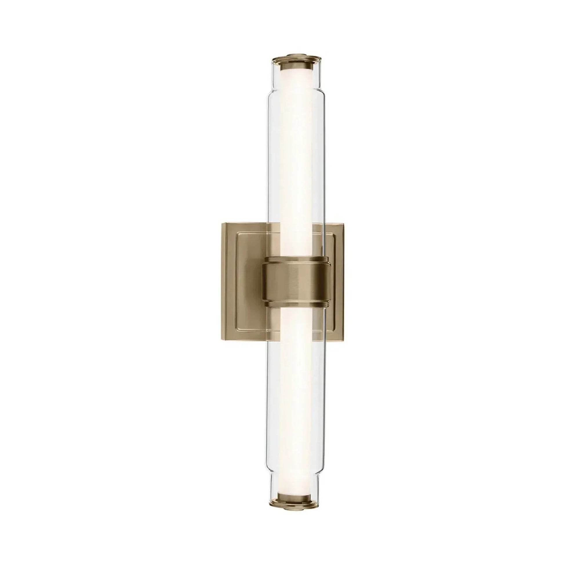 Kichler Lighting - Laurene 27" LED Linear Bath Vanity, Champagne Bronze Finish | Bees Lighting